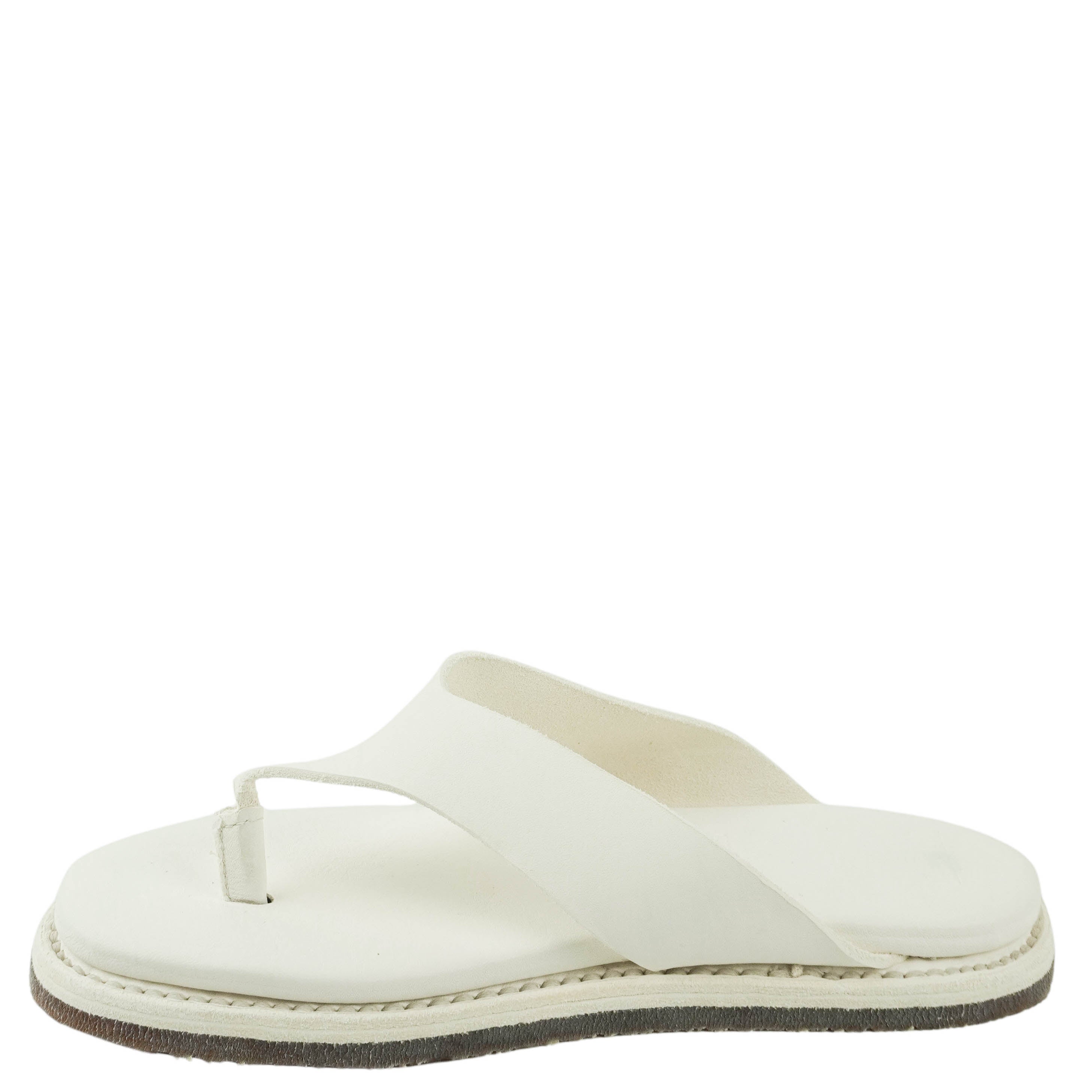 Guidi Leather Flip Flops in White 2 Guidi Leather Flip Flops in White