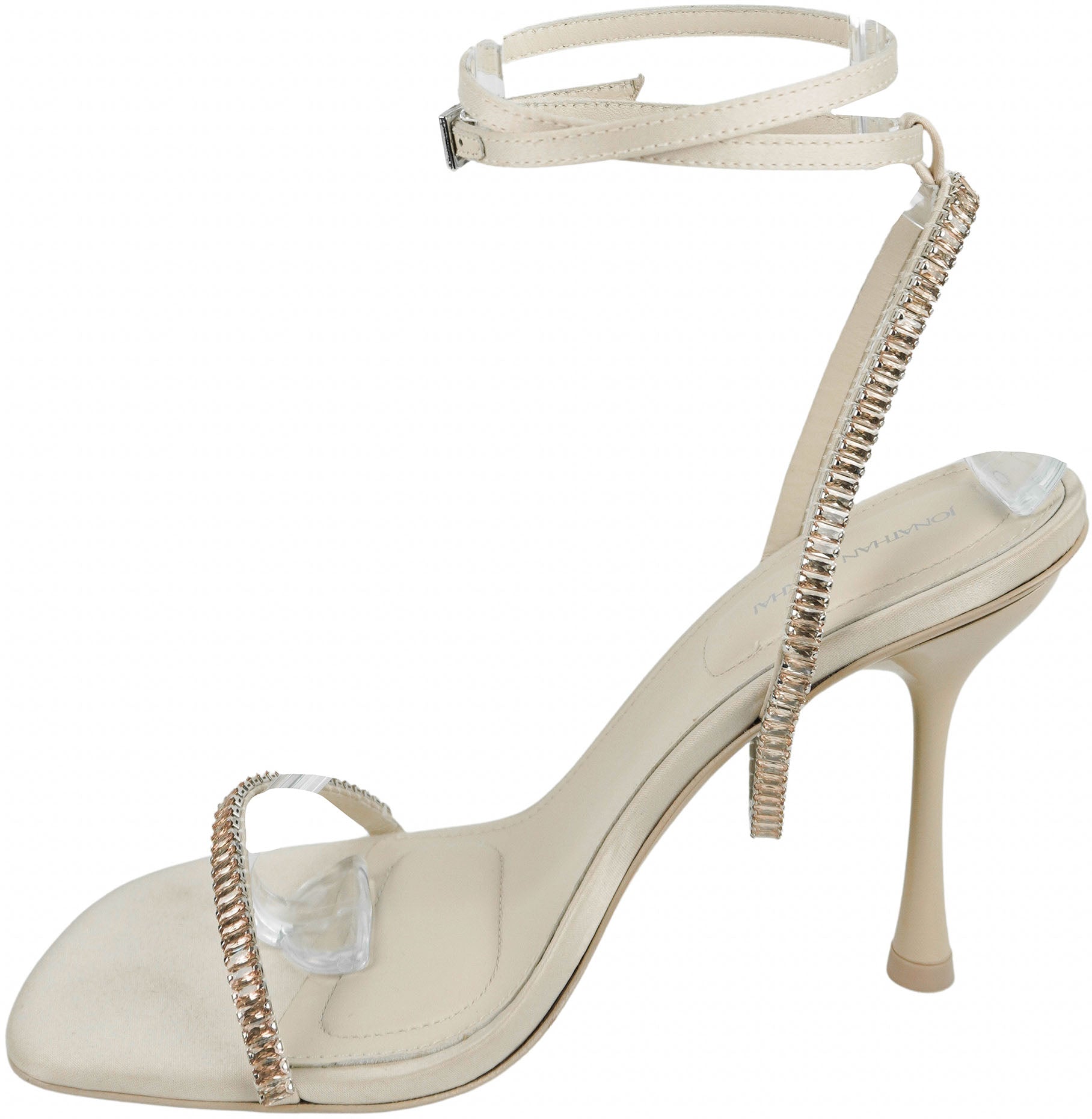Jonathan Simkhai Luxon Crystal Harness Heels in Vanilla 2 Jonathan Simkhai Luxon Crystal Harness Heels in Vanilla