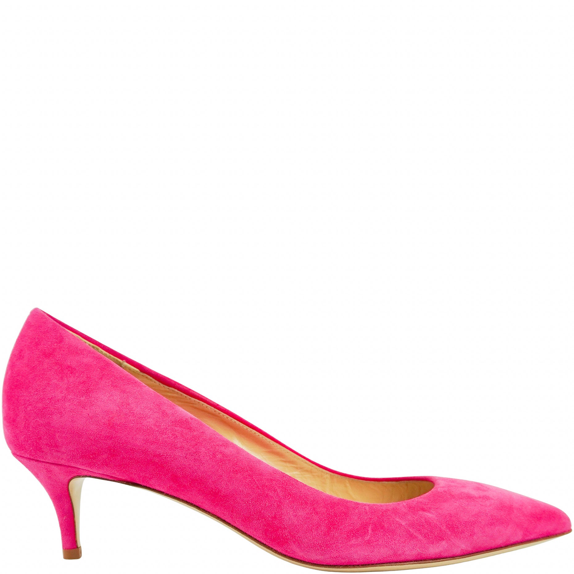 Marion Parke Must Have 45 Suede Pumps in Hot Pink