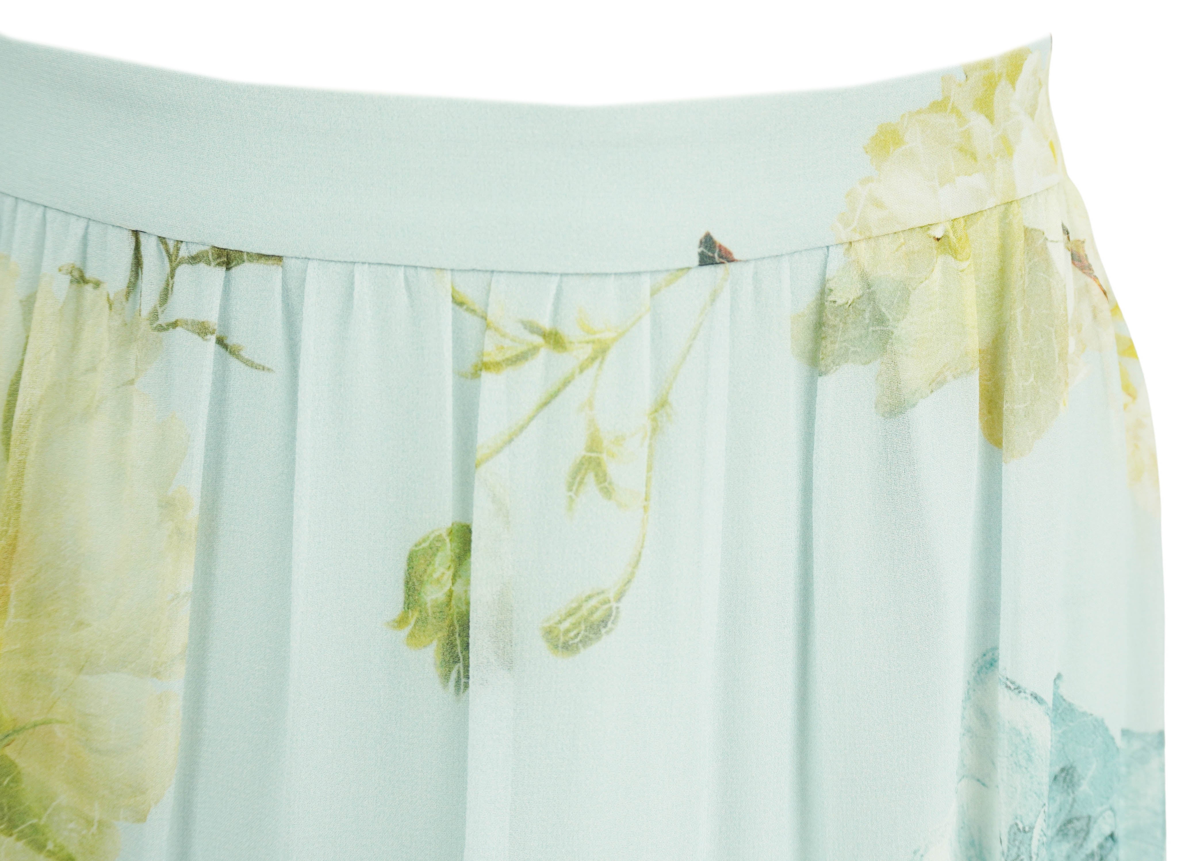 Erdem Annis Skirt in Blue Multi