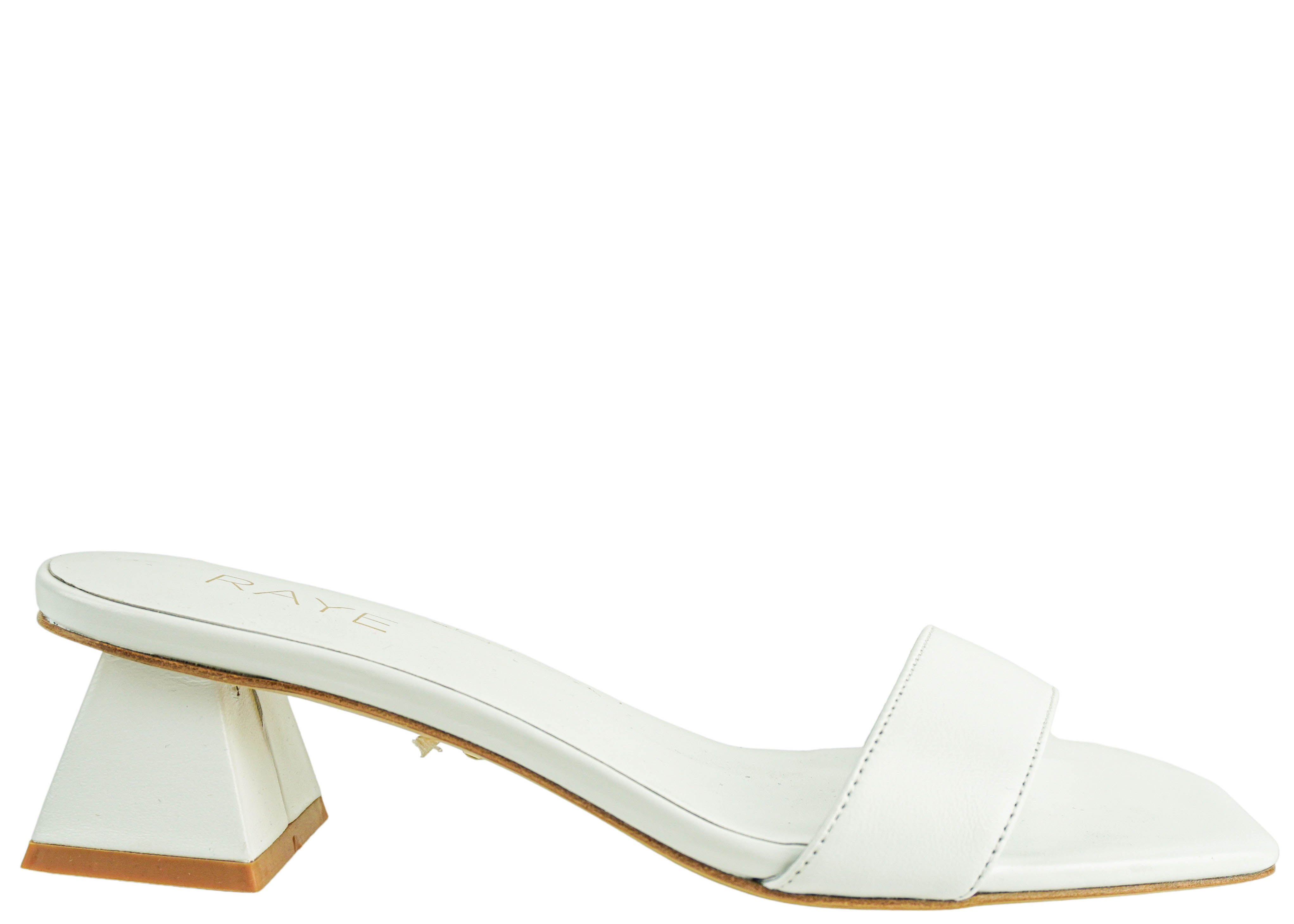 Raye Julie Sandals in White 1 Raye Julie Sandals in White