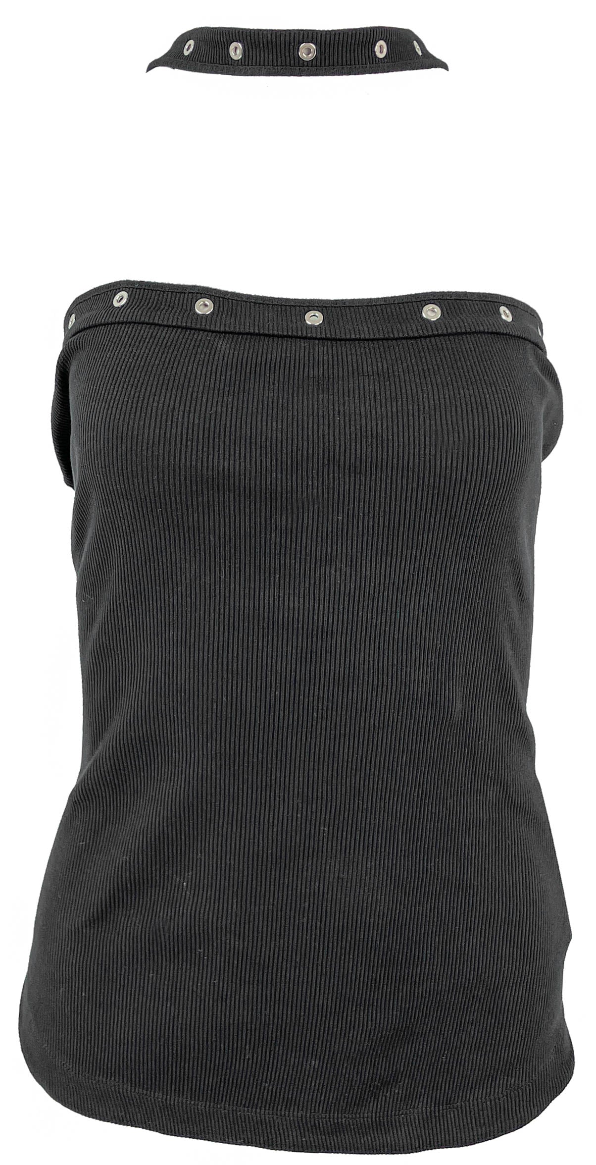 The Attico Halterneck Tank Top in Black 1 The Attico Halterneck Tank Top in Black