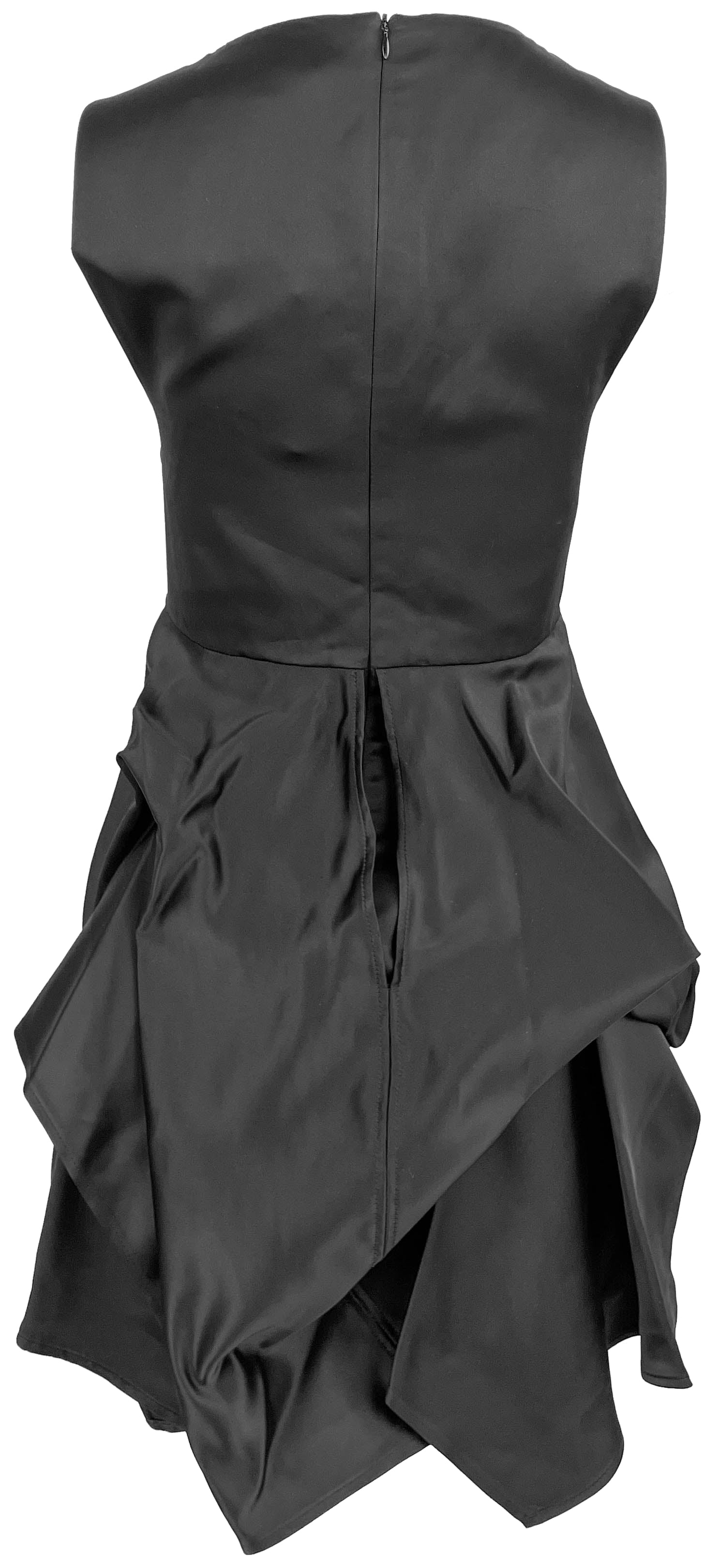 JW Anderson Sleeveless Asymmetric Mini Dress in Black 3 JW Anderson Sleeveless Asymmetric Mini Dress in Black