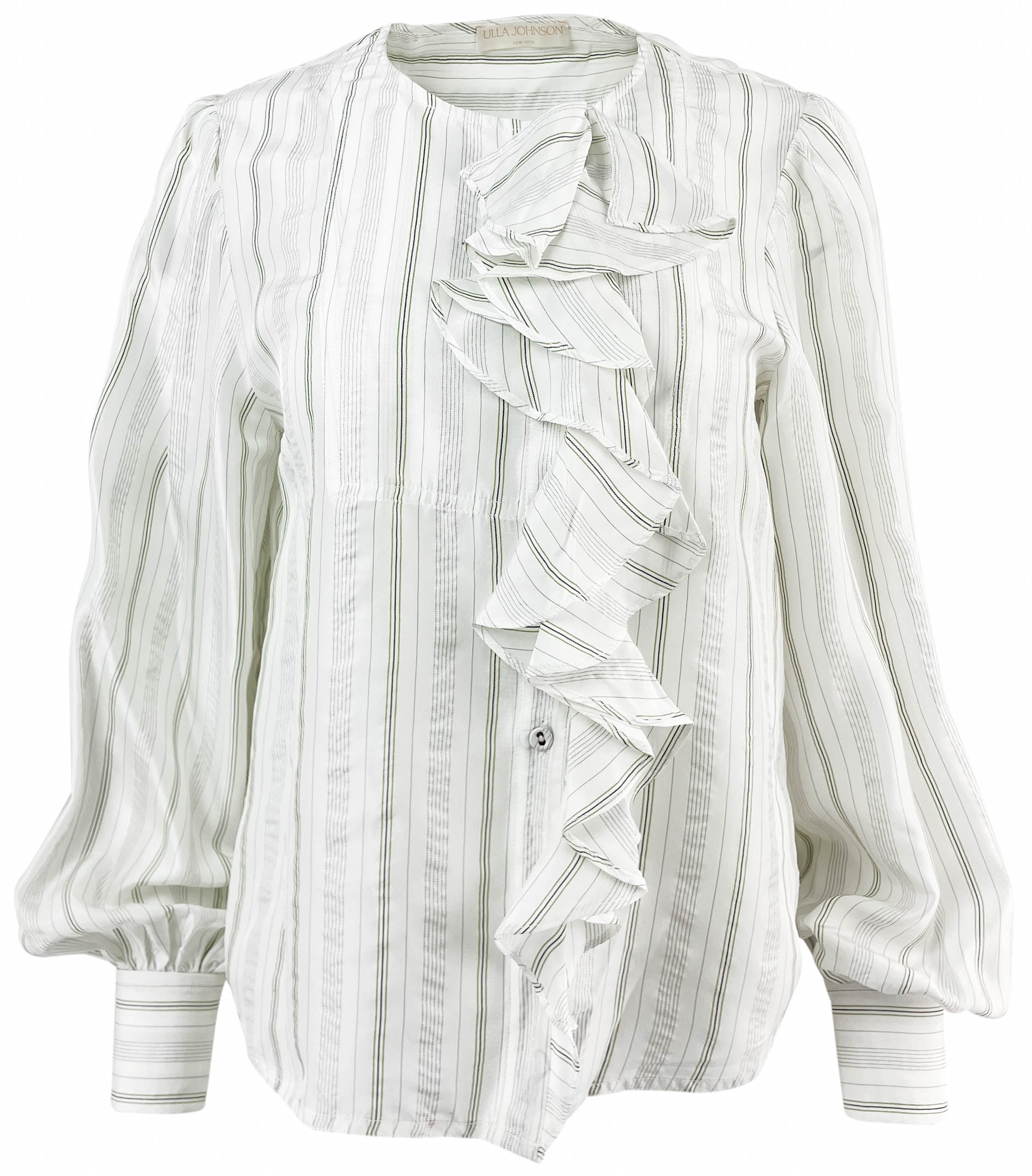 Ulla Johnson Adelaide Blouse in Chalk
