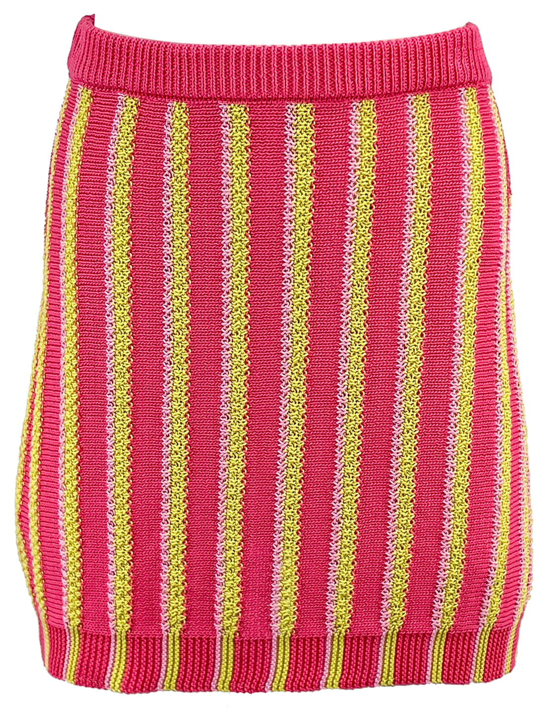 Marni Crochet Mini Skirt in Pink Gummy