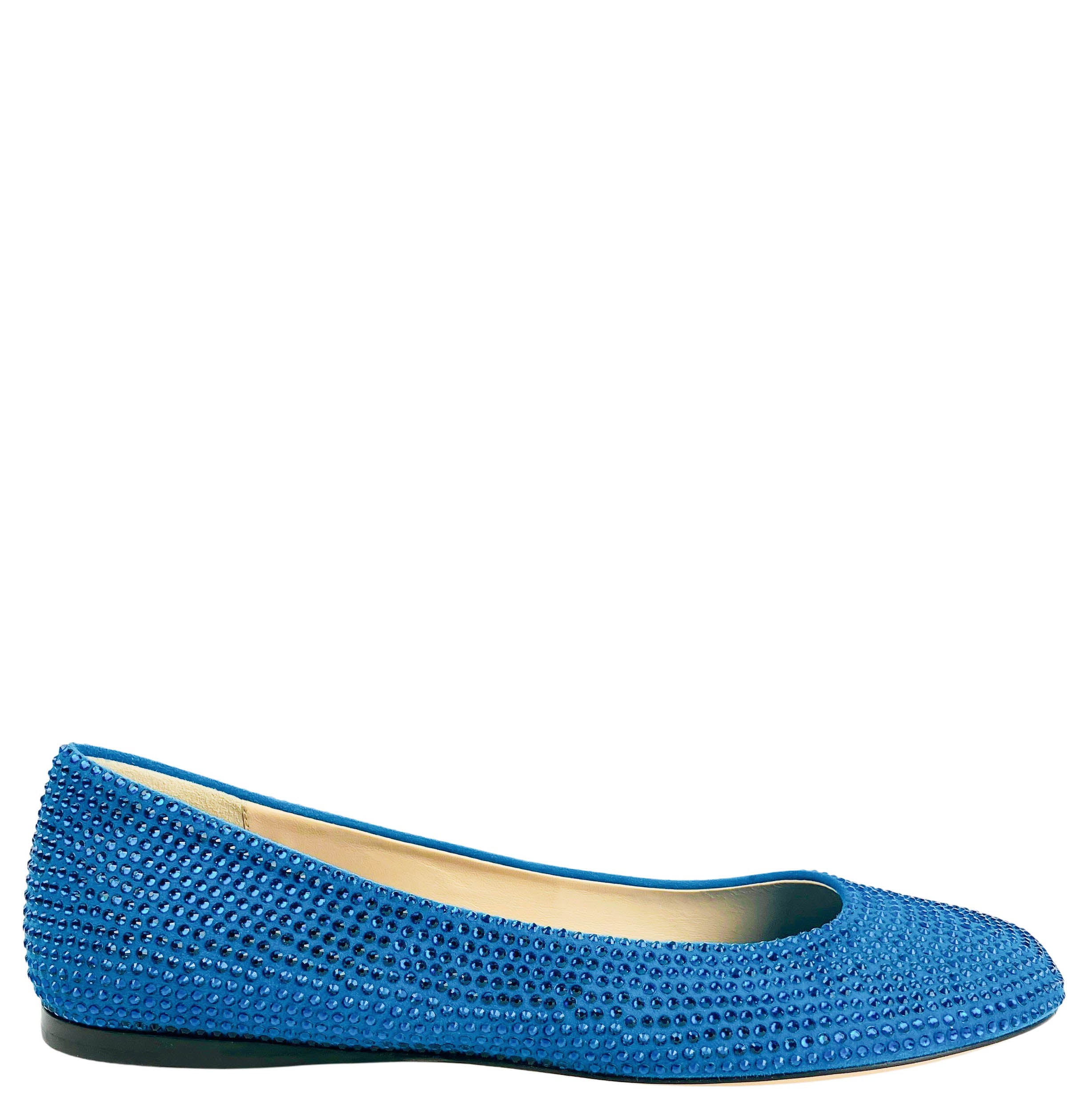 LOEWE Toy Strass Leather Ballerina Flats in Blue 1 LOEWE Toy Strass Leather Ballerina Flats in Blue