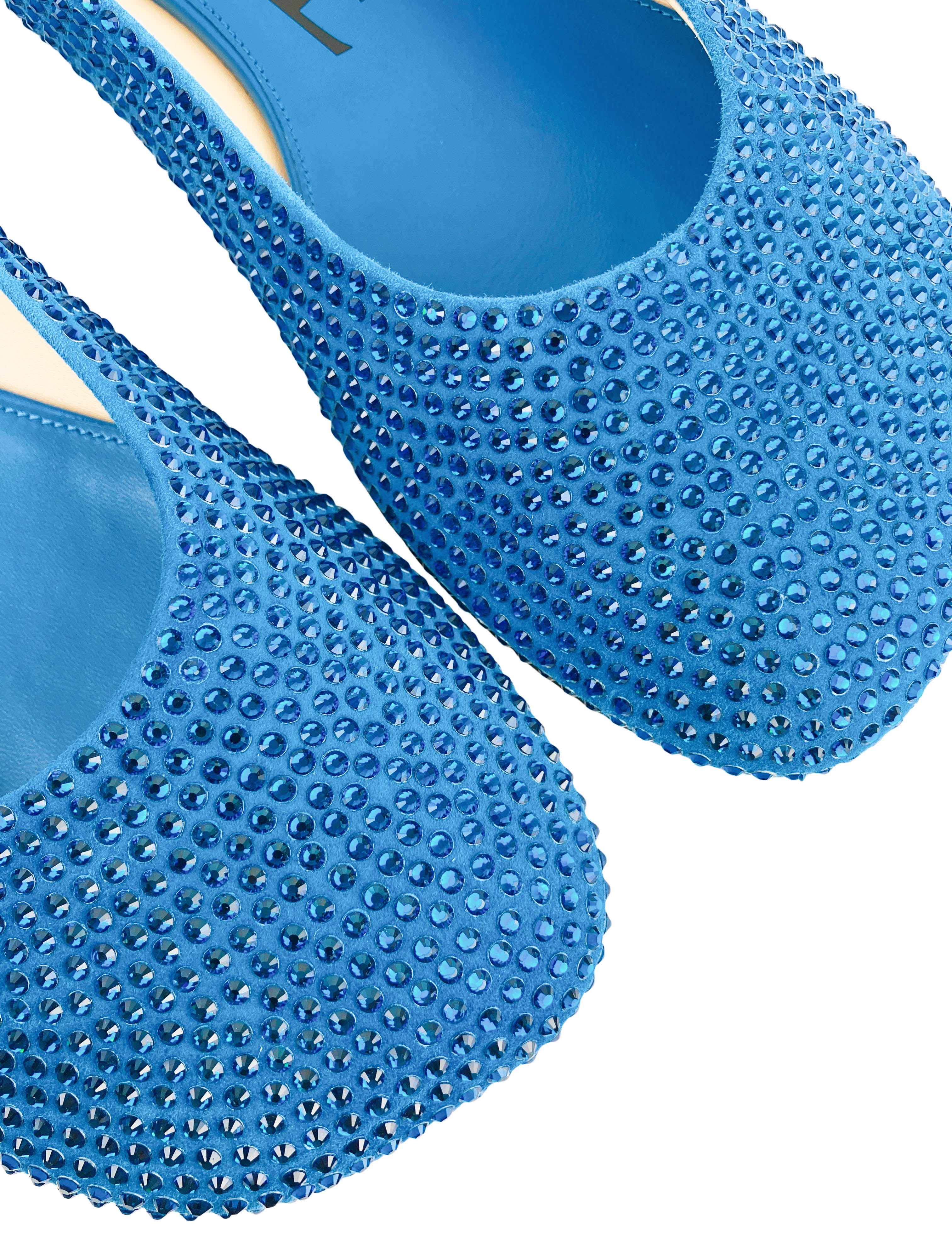 LOEWE Toy Strass Leather Ballerina Flats in Blue 6 LOEWE Toy Strass Leather Ballerina Flats in Blue