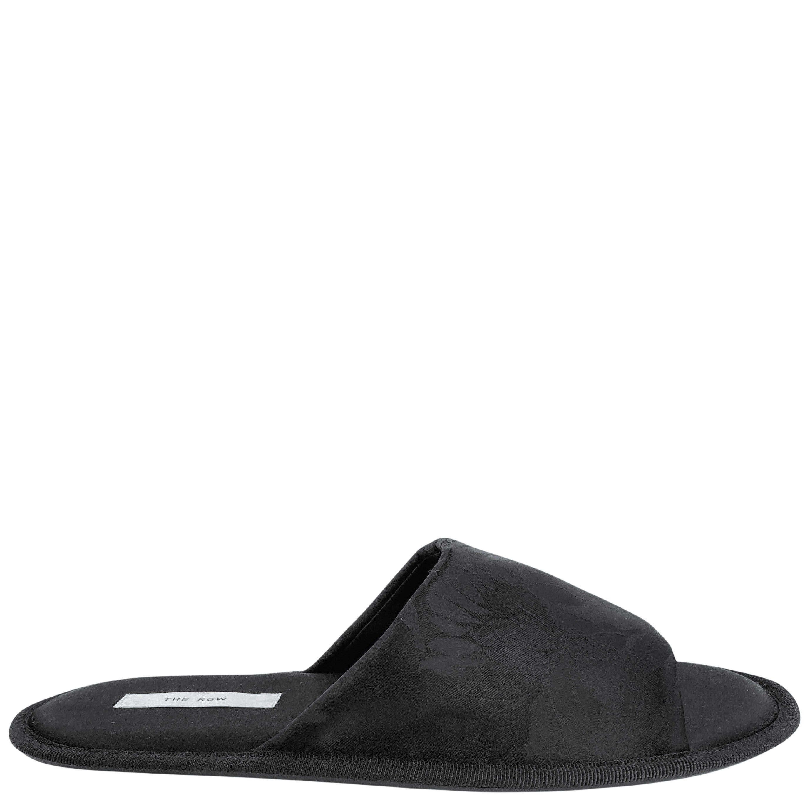 The Row Frances Slippers in Black 1 The Row Frances Slippers in Black