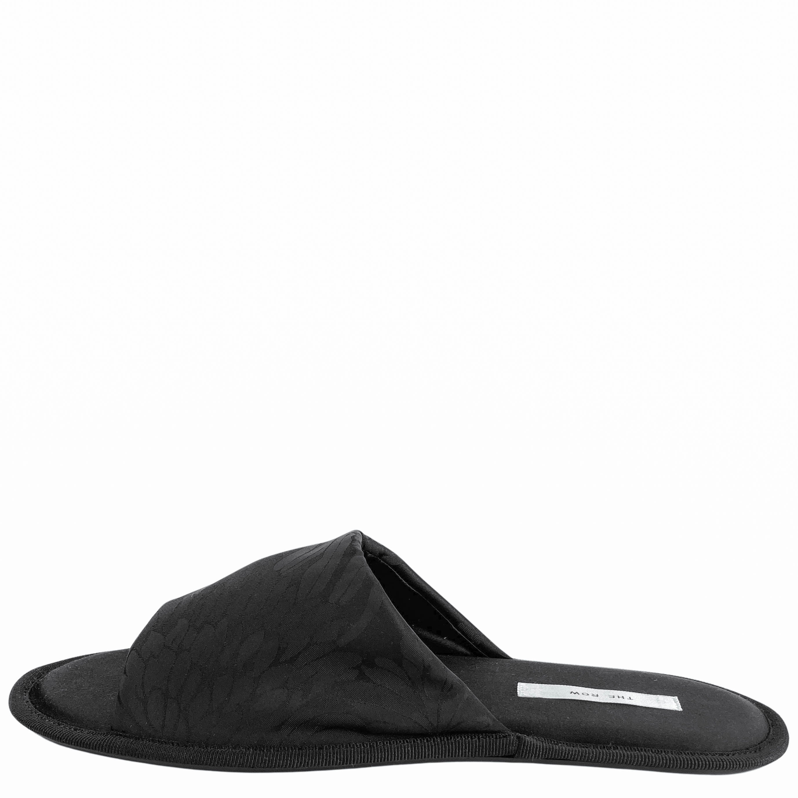 The Row Frances Slippers in Black 2 The Row Frances Slippers in Black