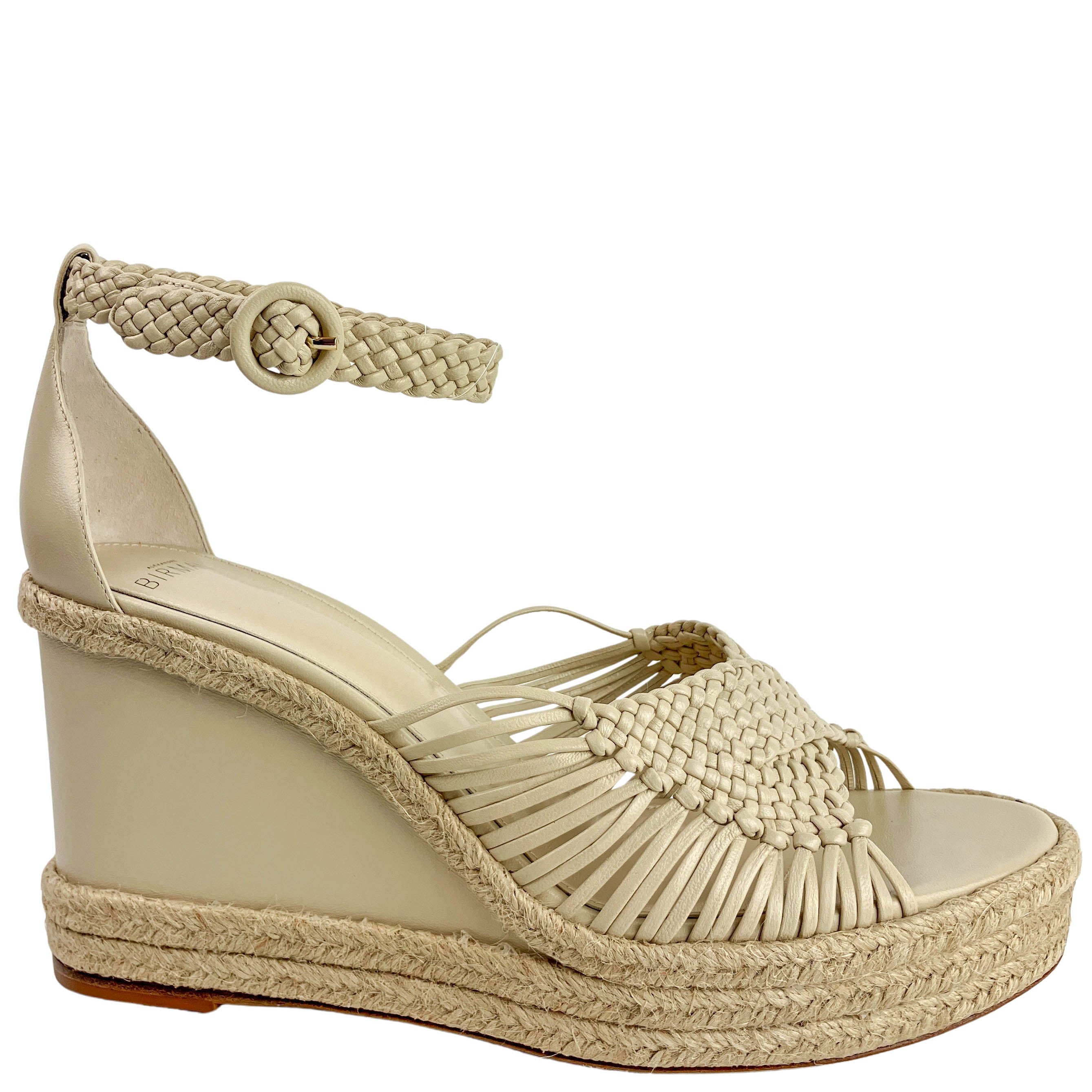 Alexandre Birman Ellie Wedges in Dove