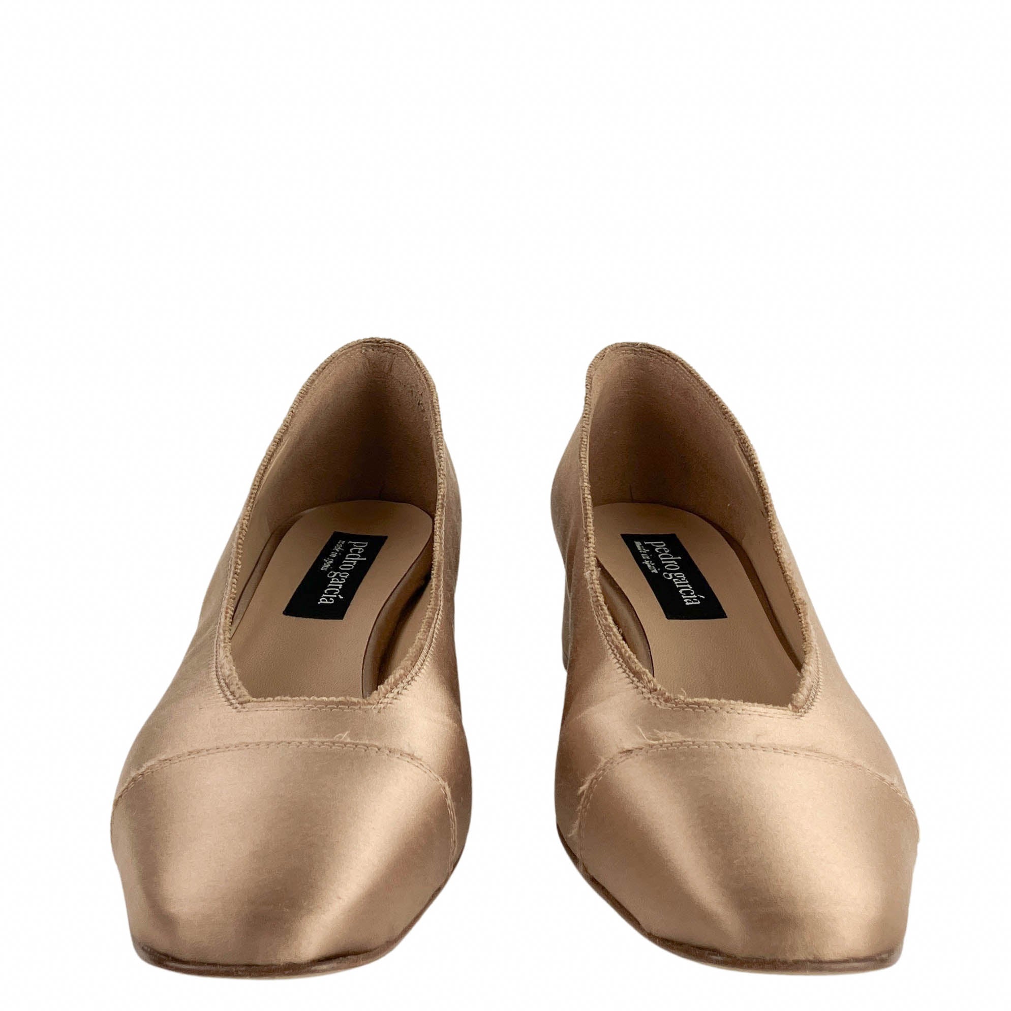Pedro Garcia Satin Eladia Heel in Brule 5 Pedro Garcia Satin Eladia Heel in Brule