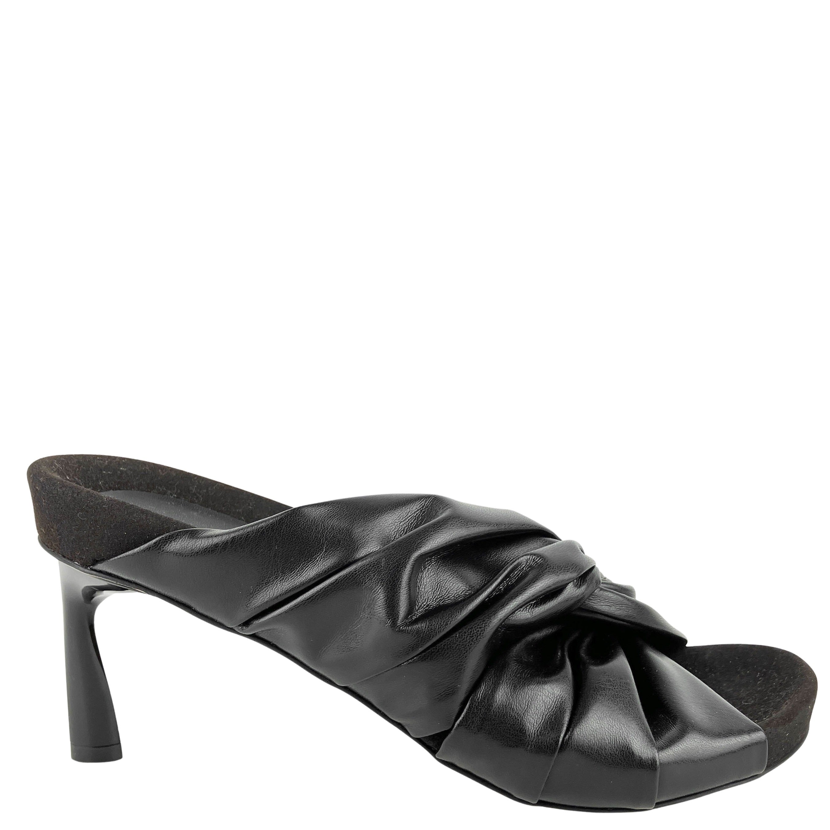Stella McCartney Terra Twisted Alter-Mat Mules in Black 1 Stella McCartney Terra Twisted Alter-Mat Mules in Black