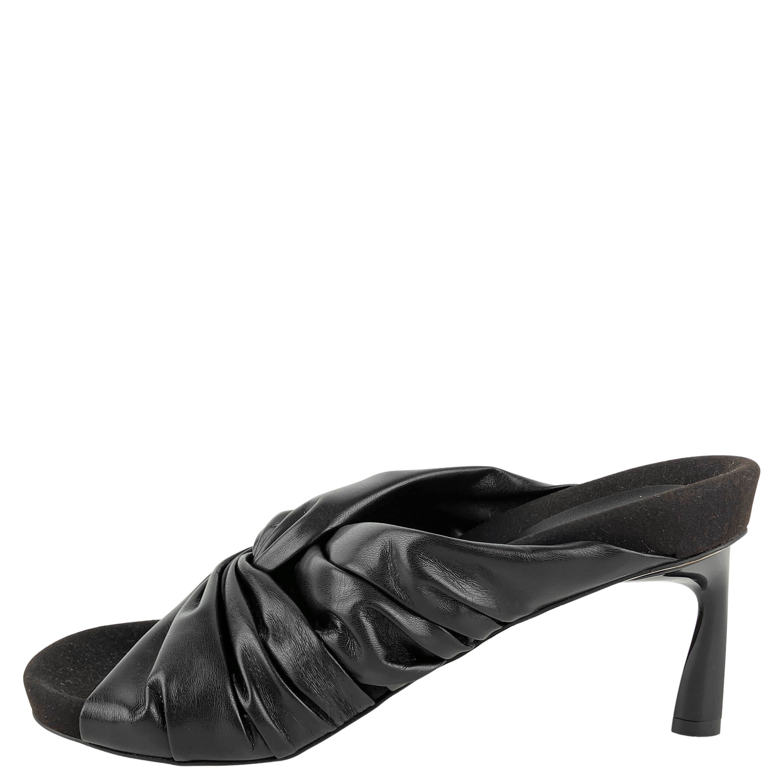 Stella McCartney Terra Twisted Alter-Mat Mules in Black 2 Stella McCartney Terra Twisted Alter-Mat Mules in Black