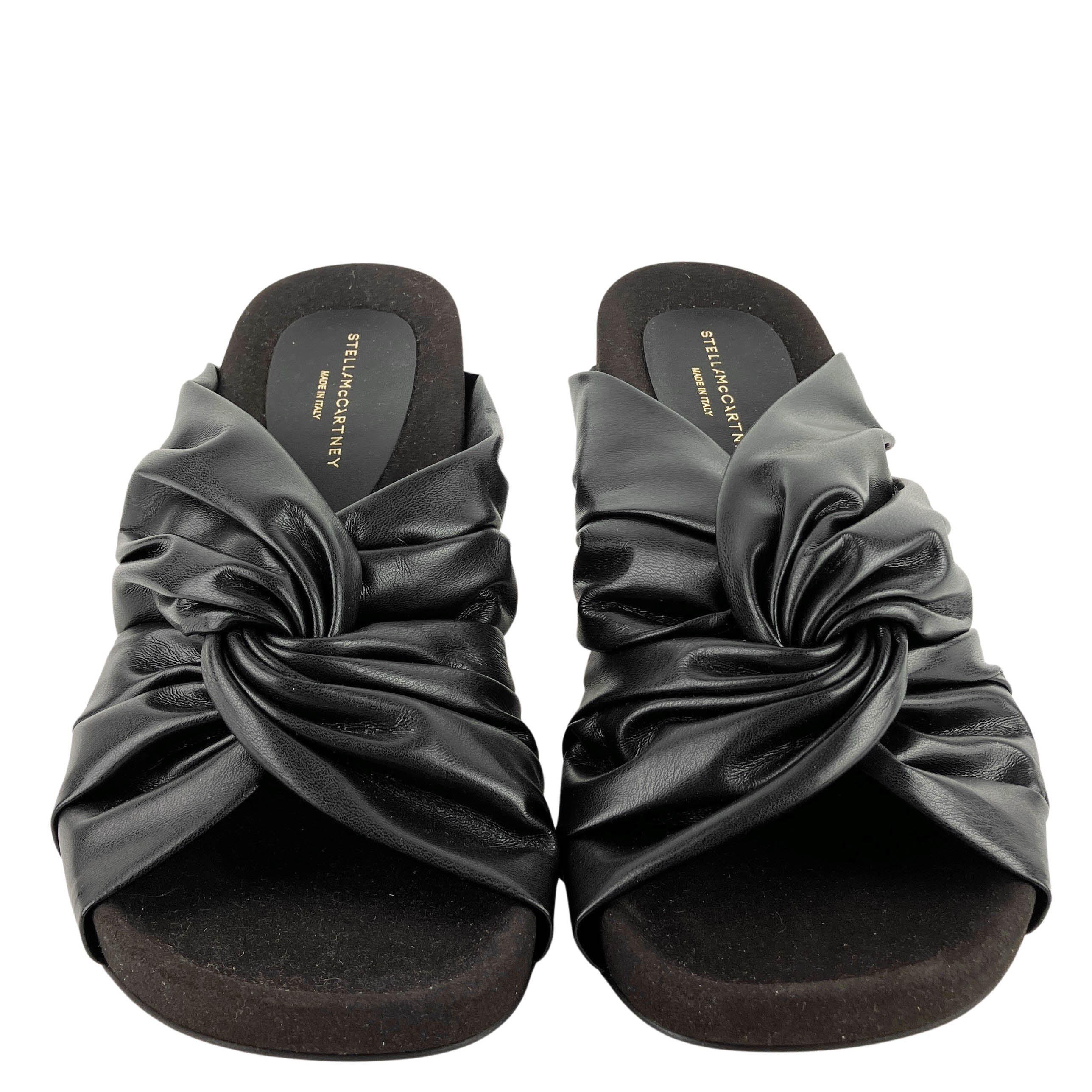Stella McCartney Terra Twisted Alter-Mat Mules in Black 3 Stella McCartney Terra Twisted Alter-Mat Mules in Black