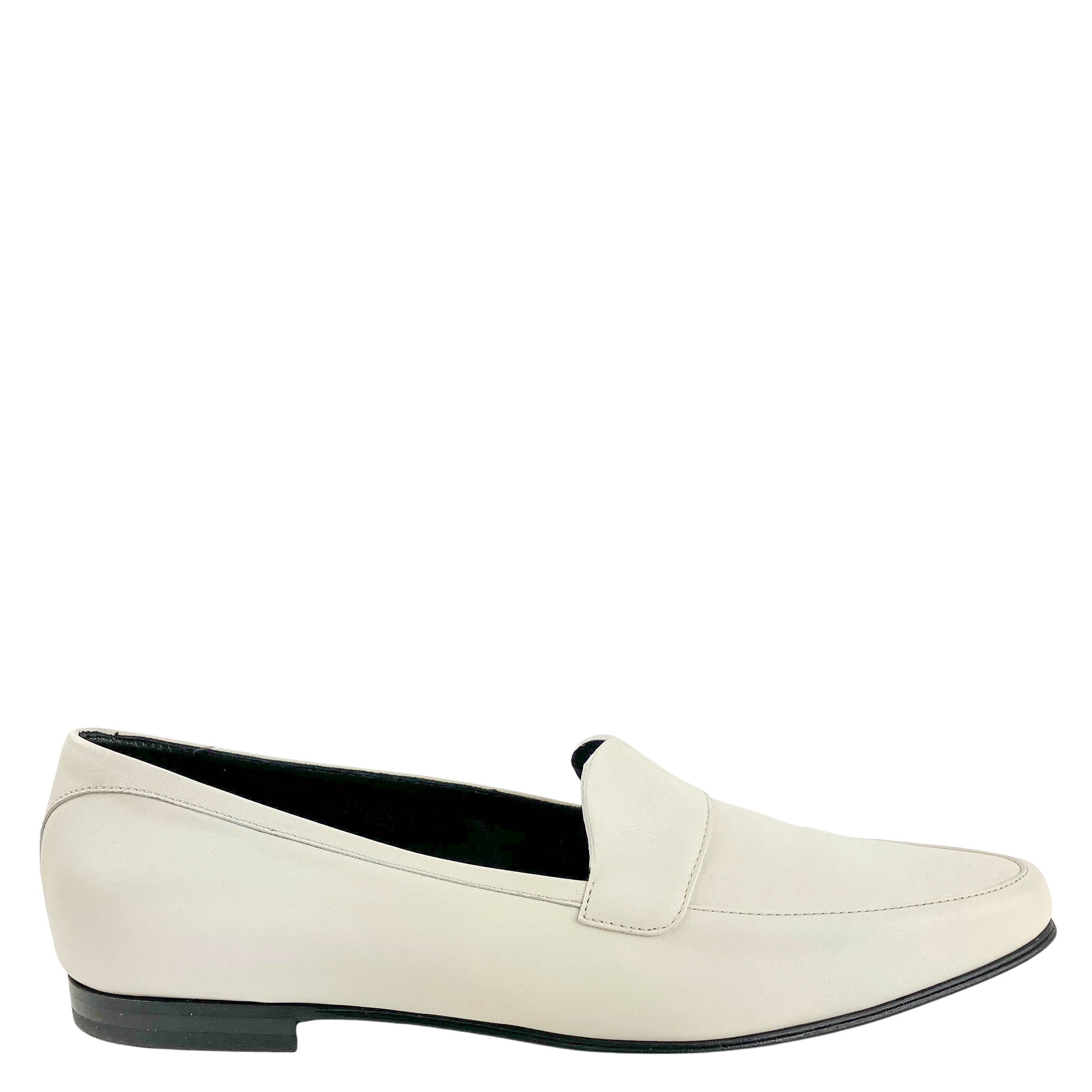 Khaite Pippen Loafers in Cream 1 Khaite Pippen Loafers in Cream