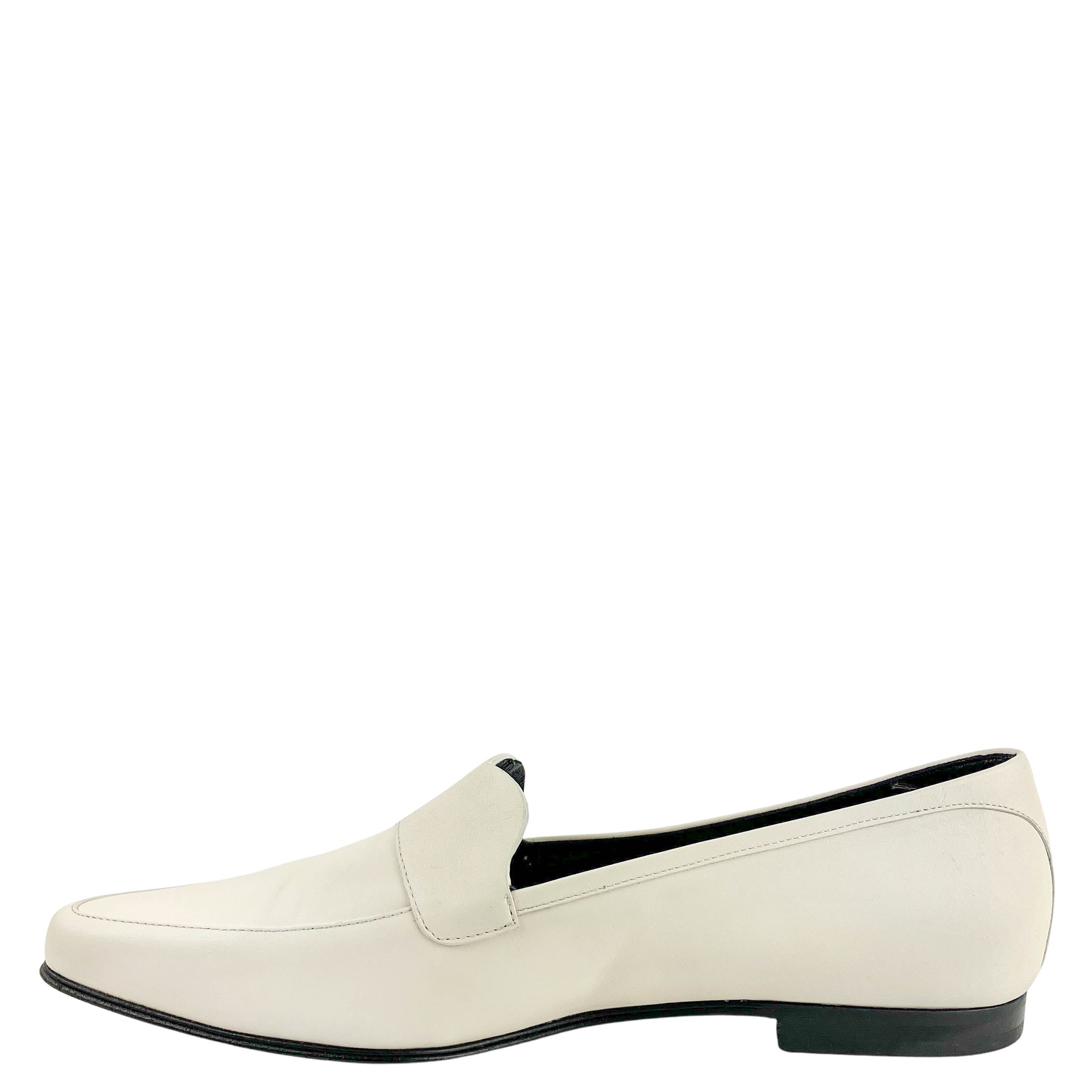 Khaite Pippen Loafers in Cream 2 Khaite Pippen Loafers in Cream