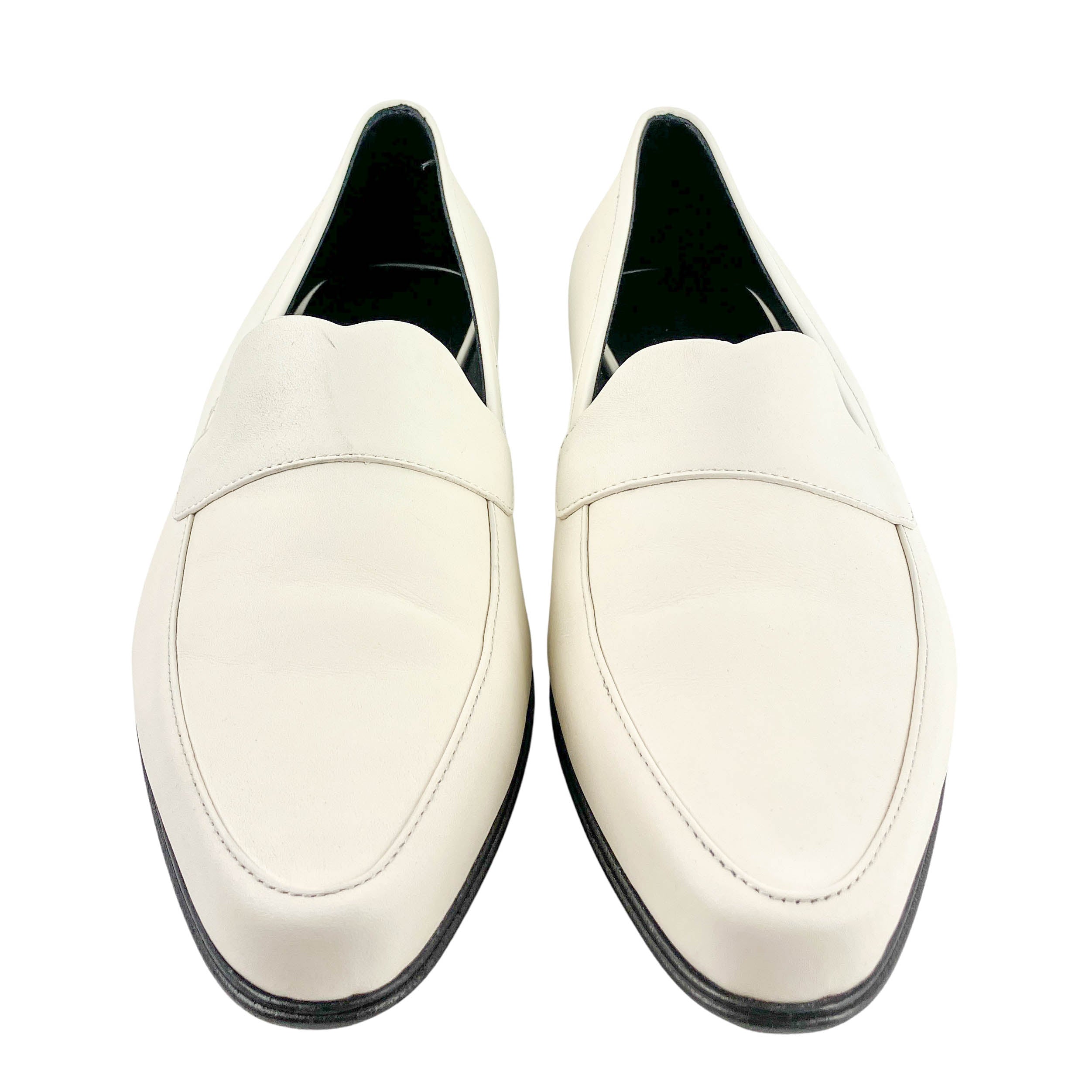 Khaite Pippen Loafers in Cream 3 Khaite Pippen Loafers in Cream