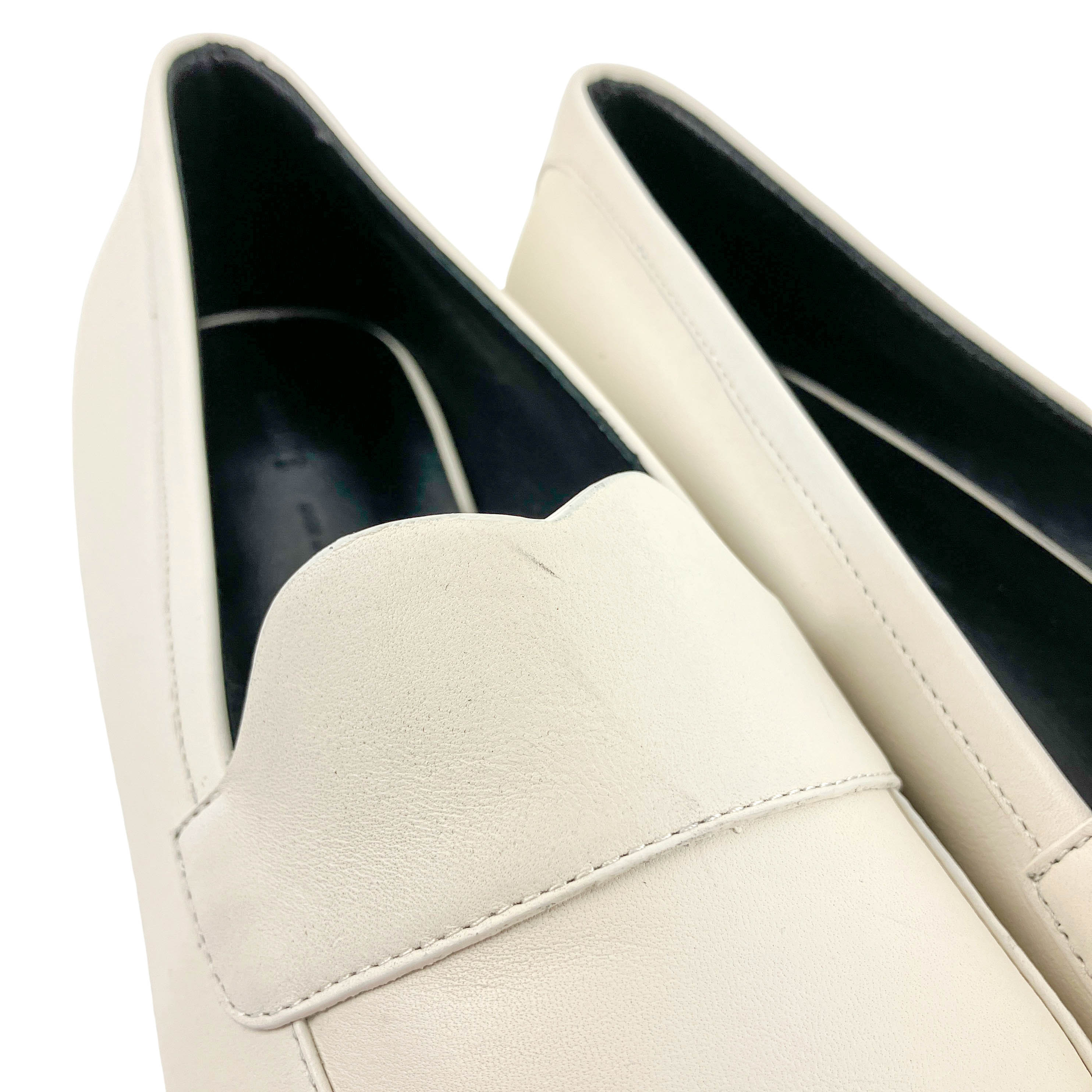 Khaite Pippen Loafers in Cream 7 Khaite Pippen Loafers in Cream