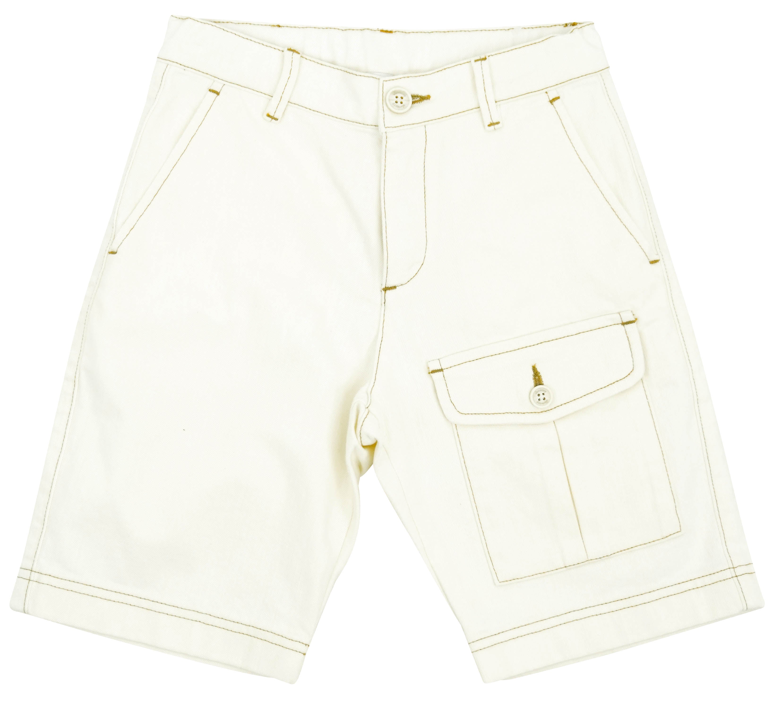 Eleventy Kids Shorts in Off White