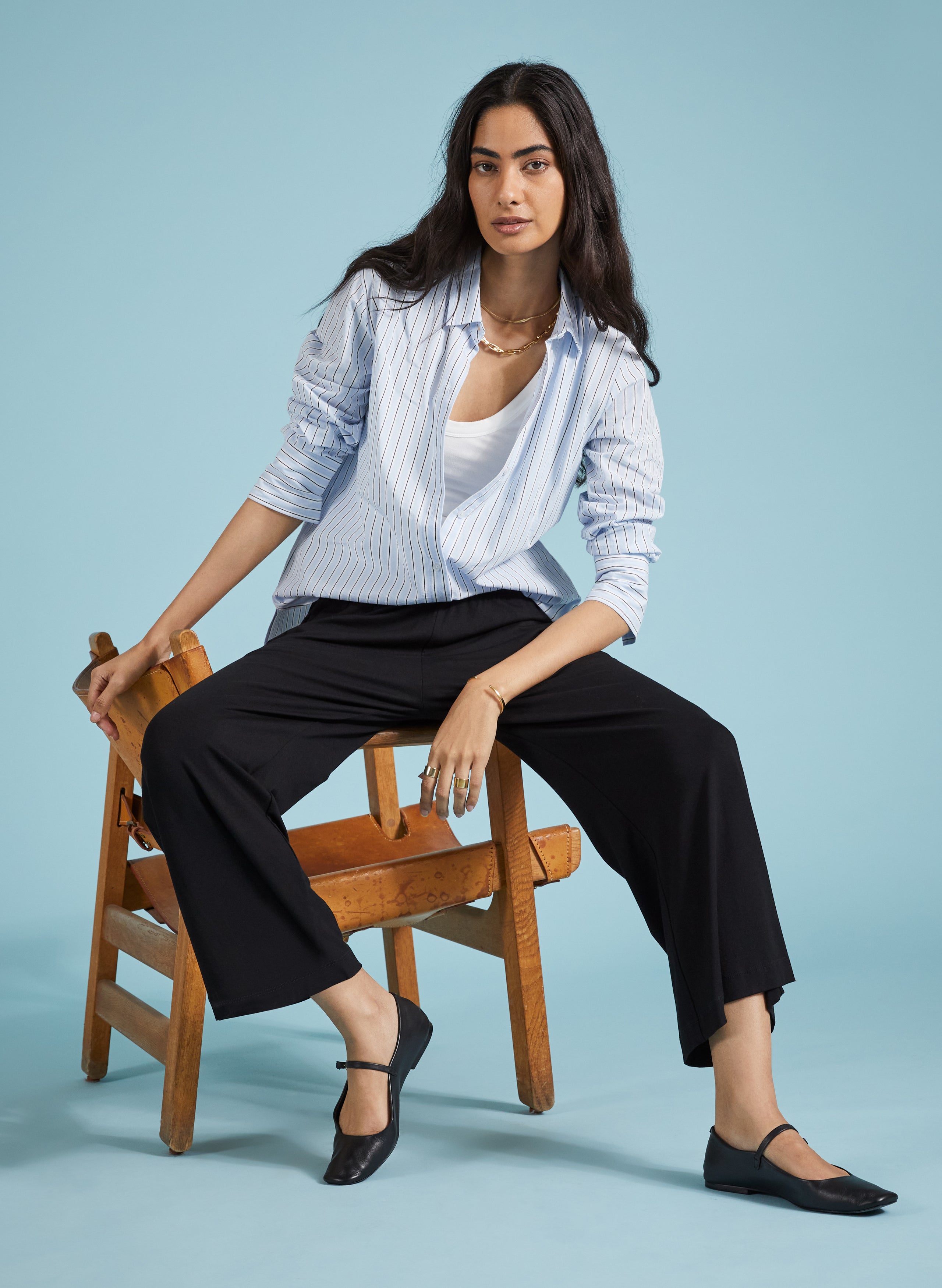 Cropped Palazzo Trousers 3 Cropped Palazzo Trousers
