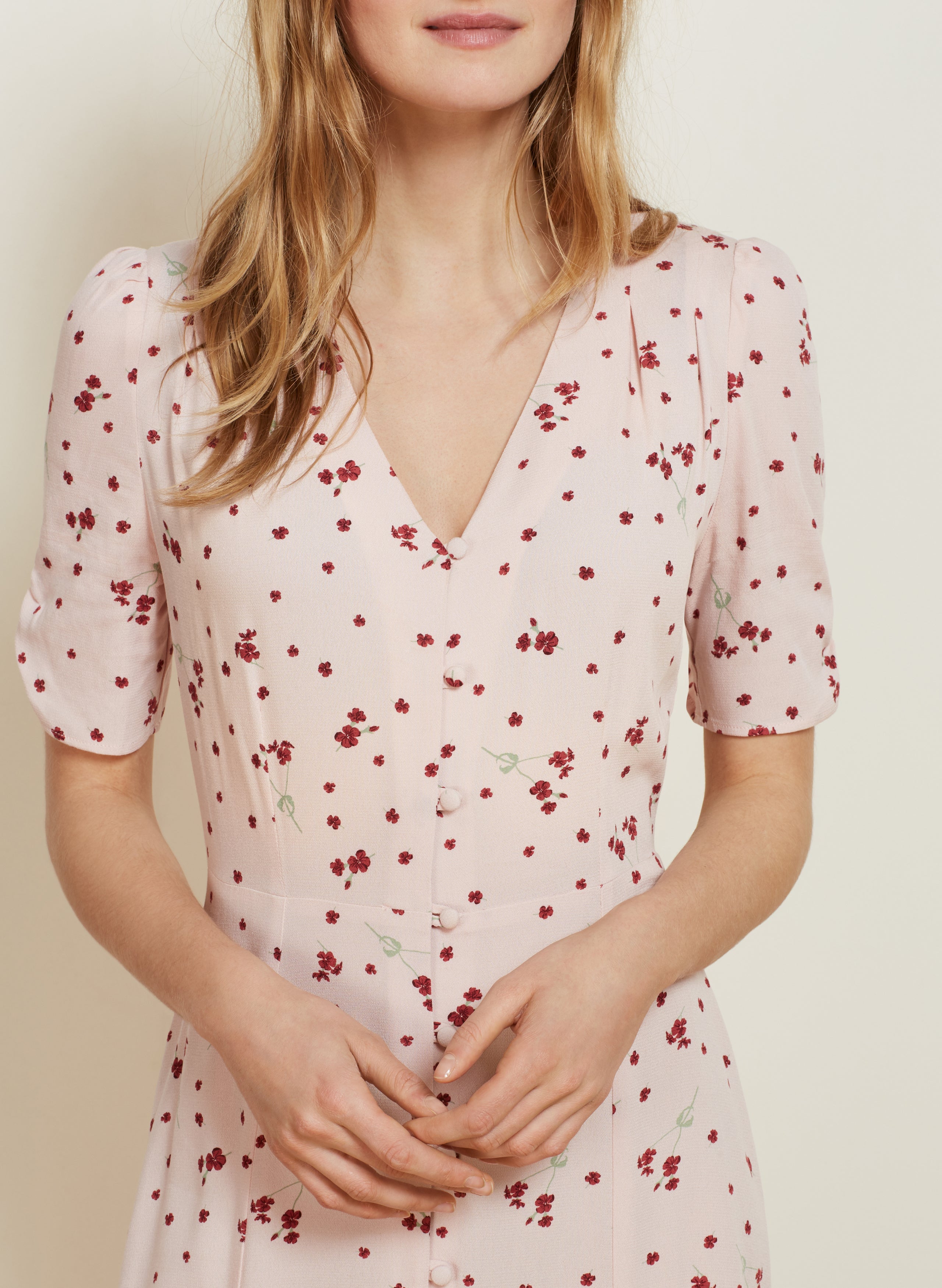 Adele Button Dress 2 Adele Button Dress