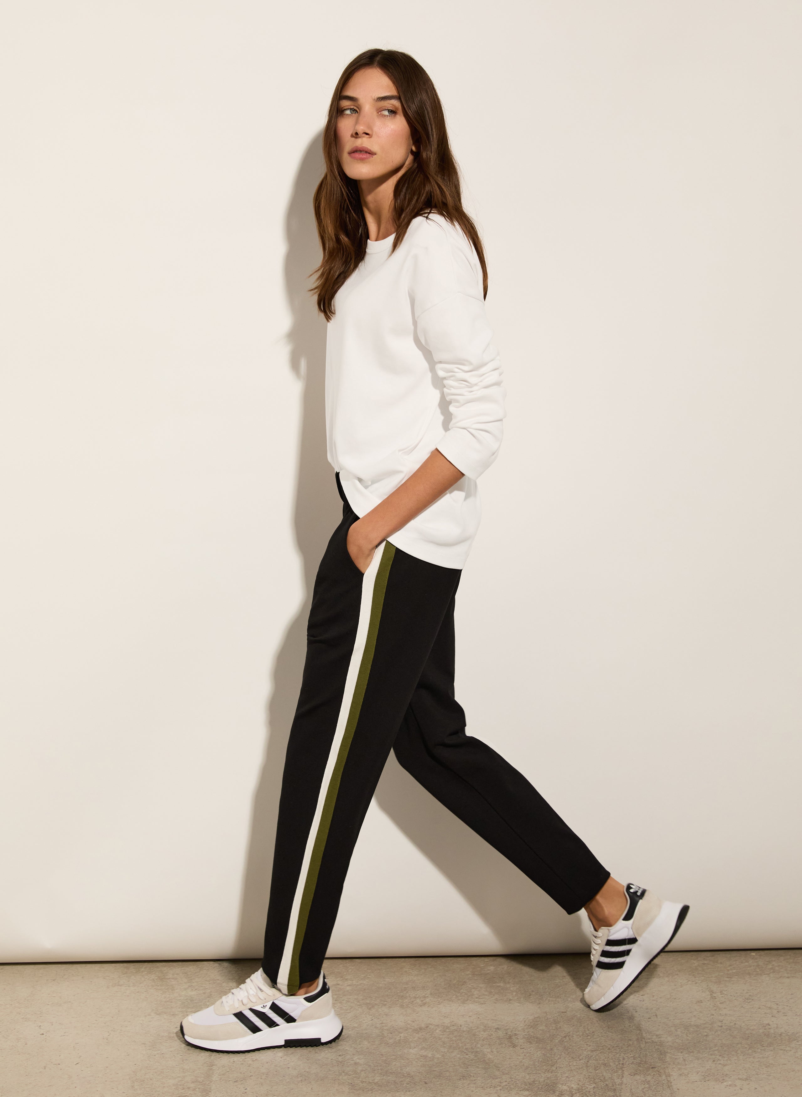 Jay Side Stripe Tapered Trousers