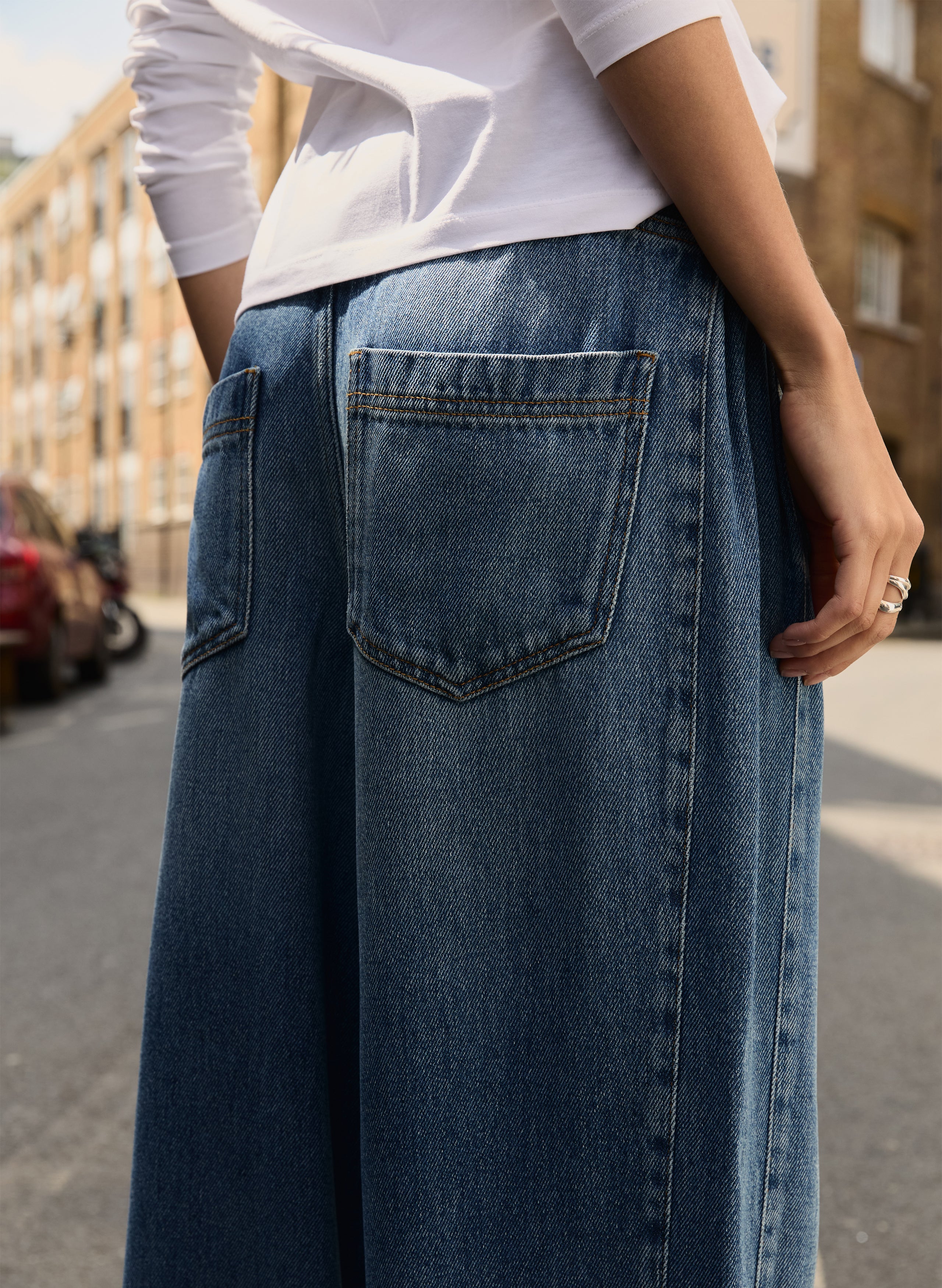 Leonor Tie Front Wide Leg Jeans 4 Leonor Tie Front Wide Leg Jeans