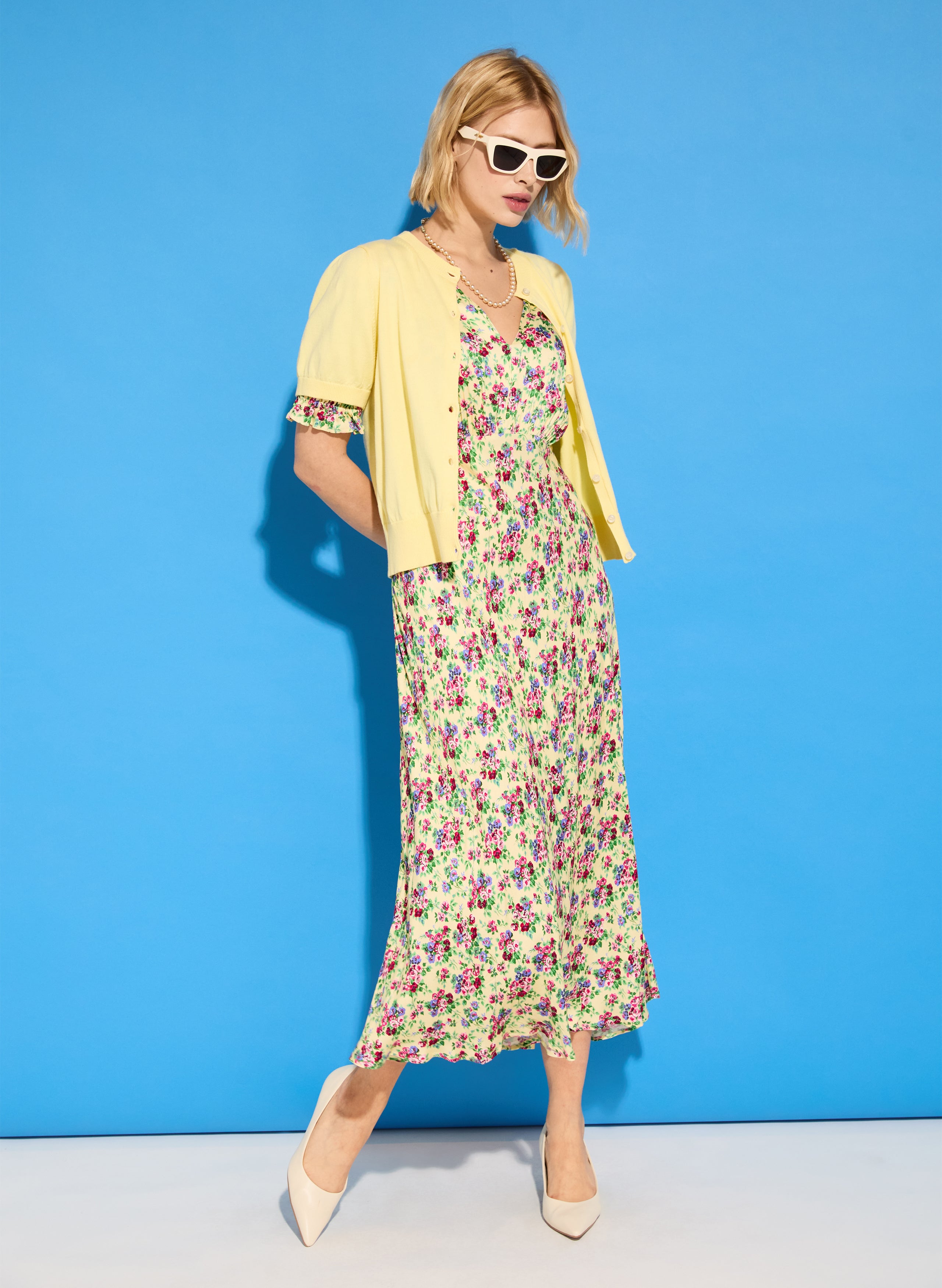 Lottie Satin Midi Tea Dress 5 Lottie Satin Midi Tea Dress