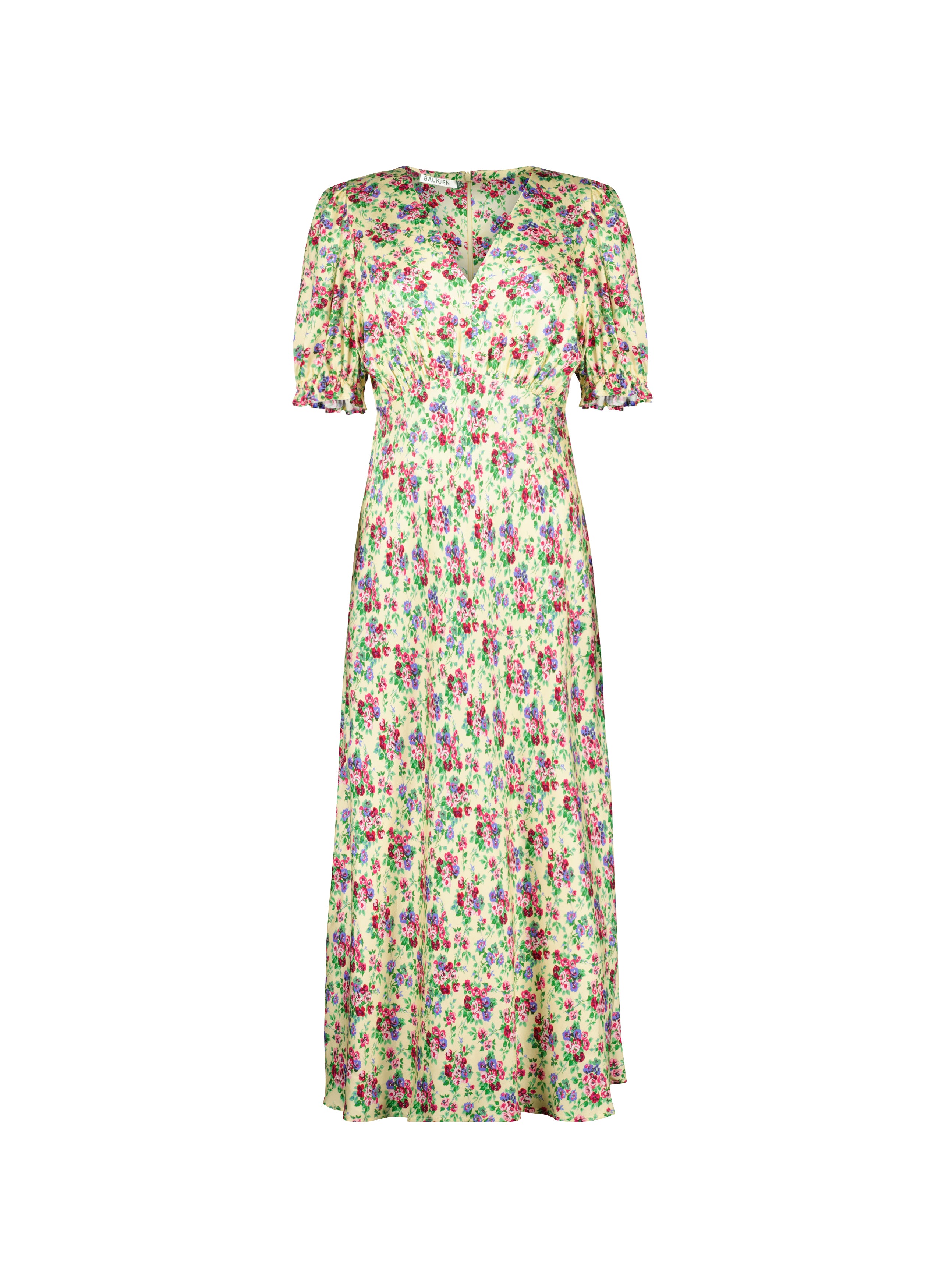 Lottie Satin Midi Tea Dress 6 Lottie Satin Midi Tea Dress