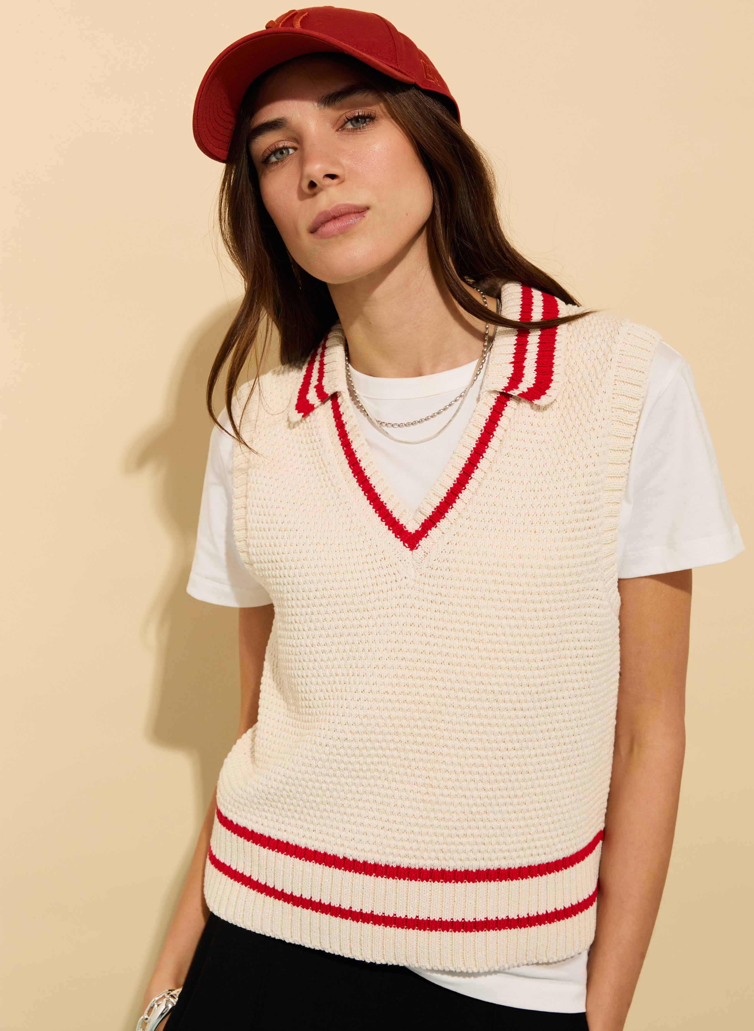 Agnes Ecotec Knitted Vest
