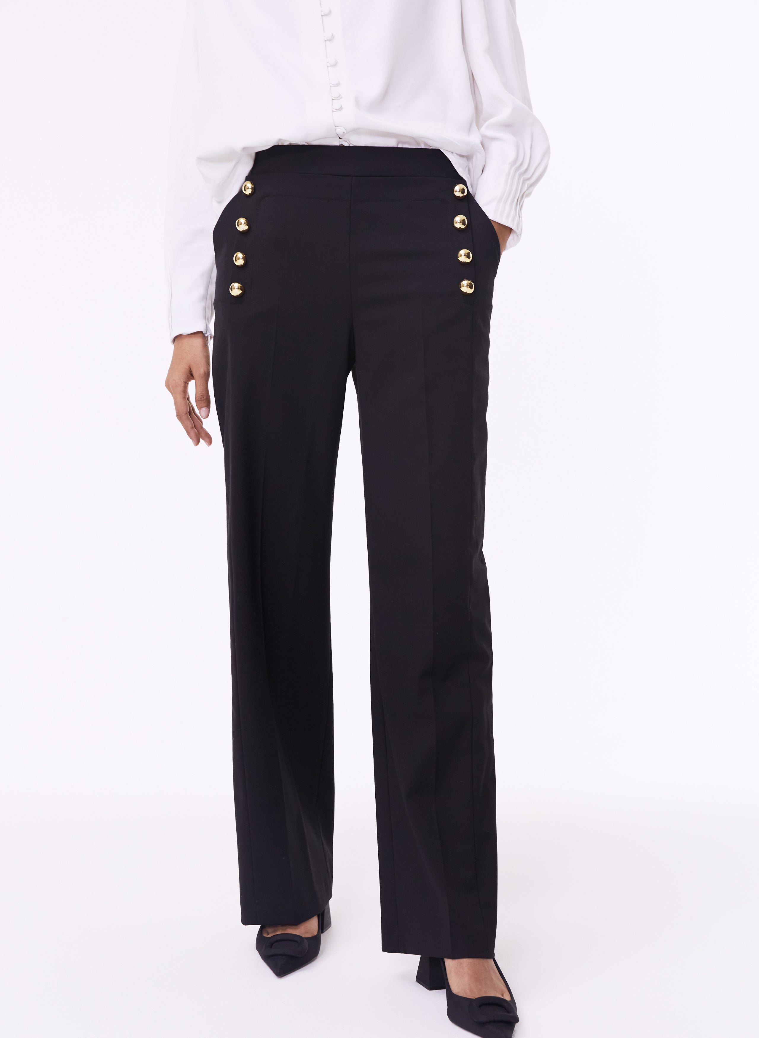 Amina Newlife & Wool Blend Trousers 4 Amina Newlife & Wool Blend Trousers