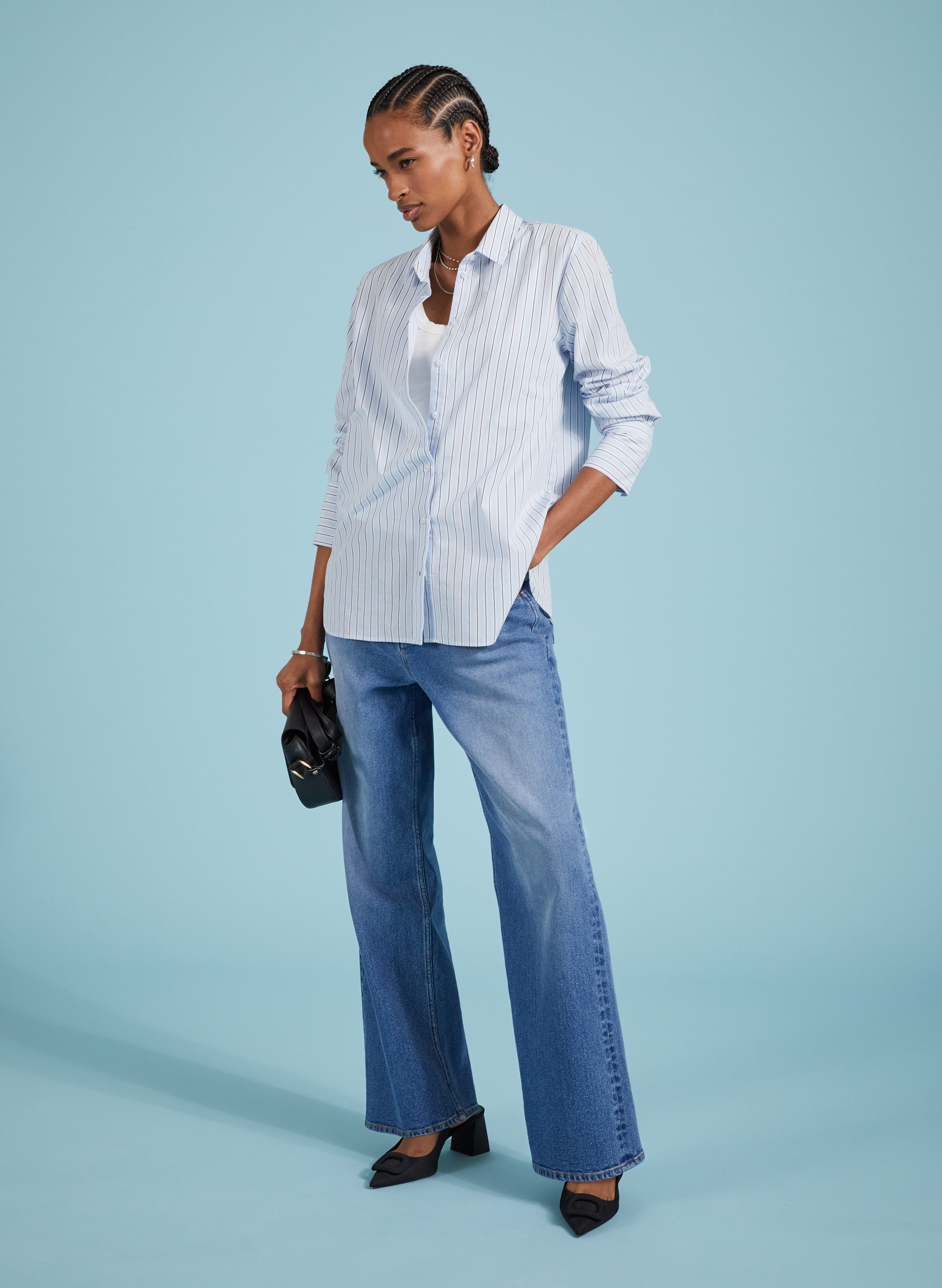 Rishma Organic Cotton Stripe Shirt 2 Rishma Organic Cotton Stripe Shirt