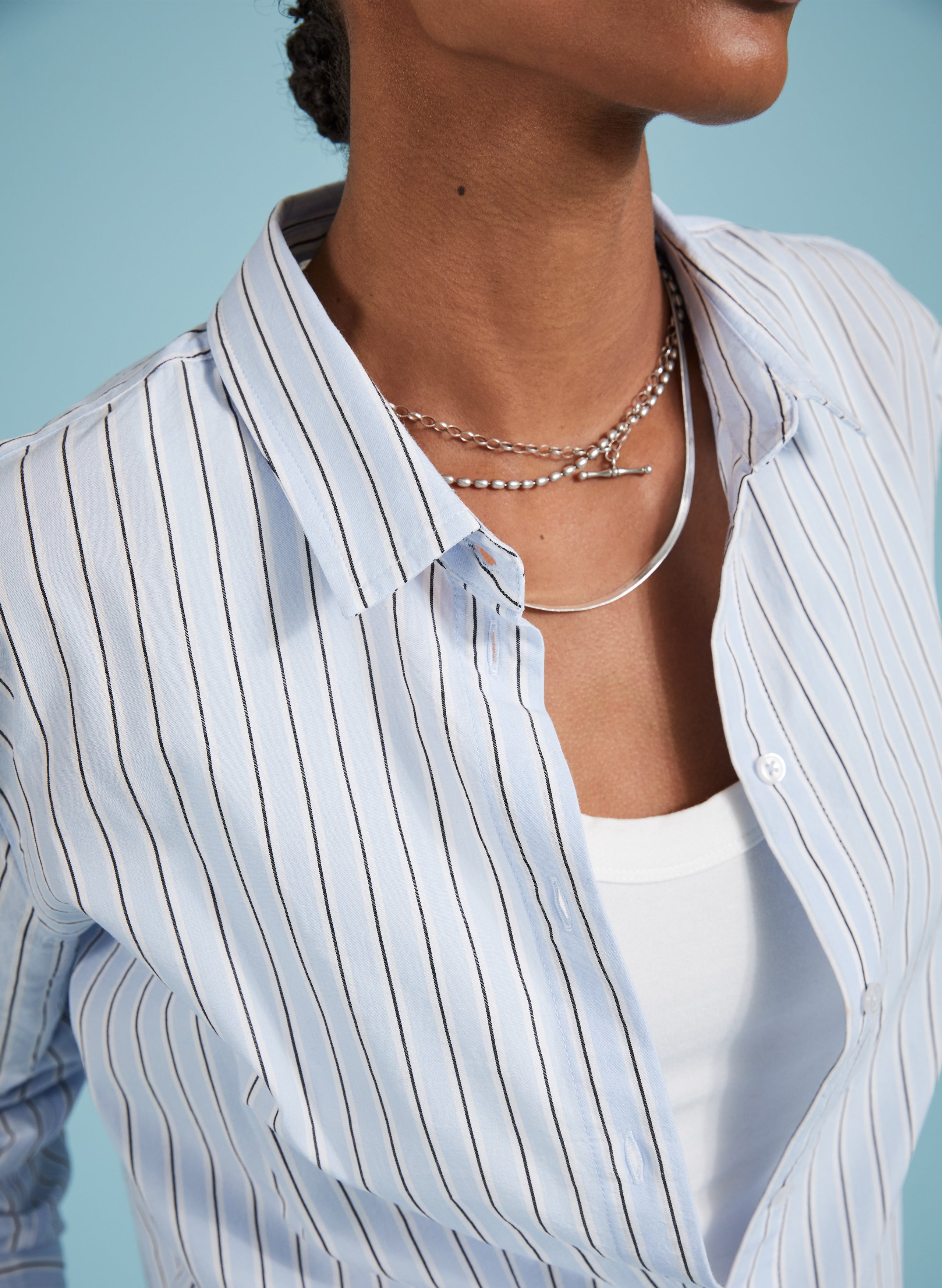 Rishma Organic Cotton Stripe Shirt 3 Rishma Organic Cotton Stripe Shirt