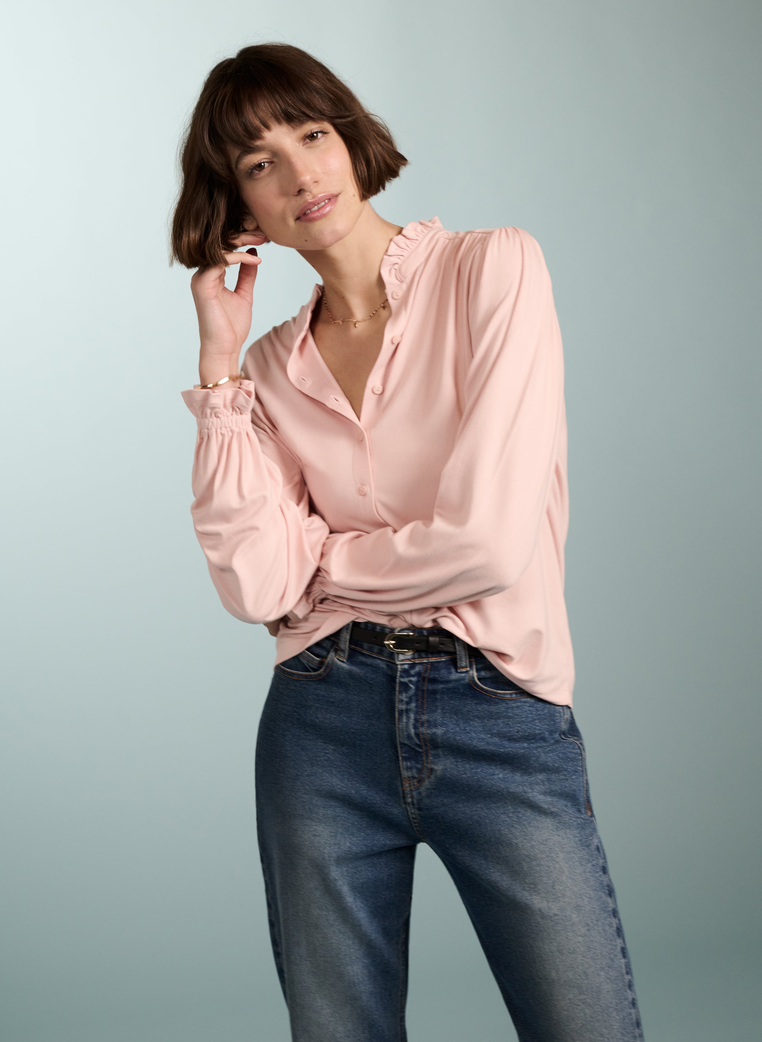 Sima Frill Detail Blouse 2 Sima Frill Detail Blouse