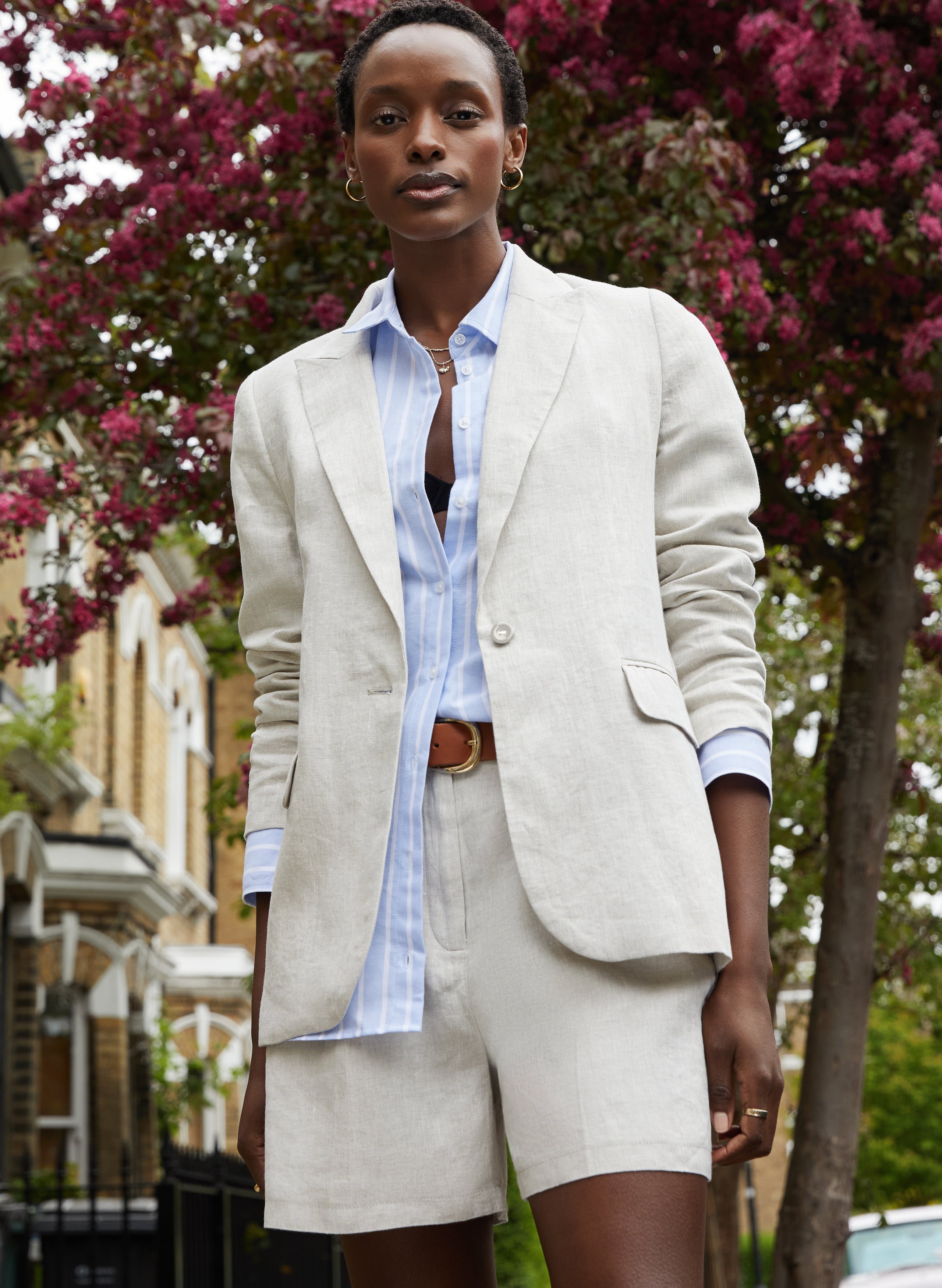 Sonia Linen Blazer