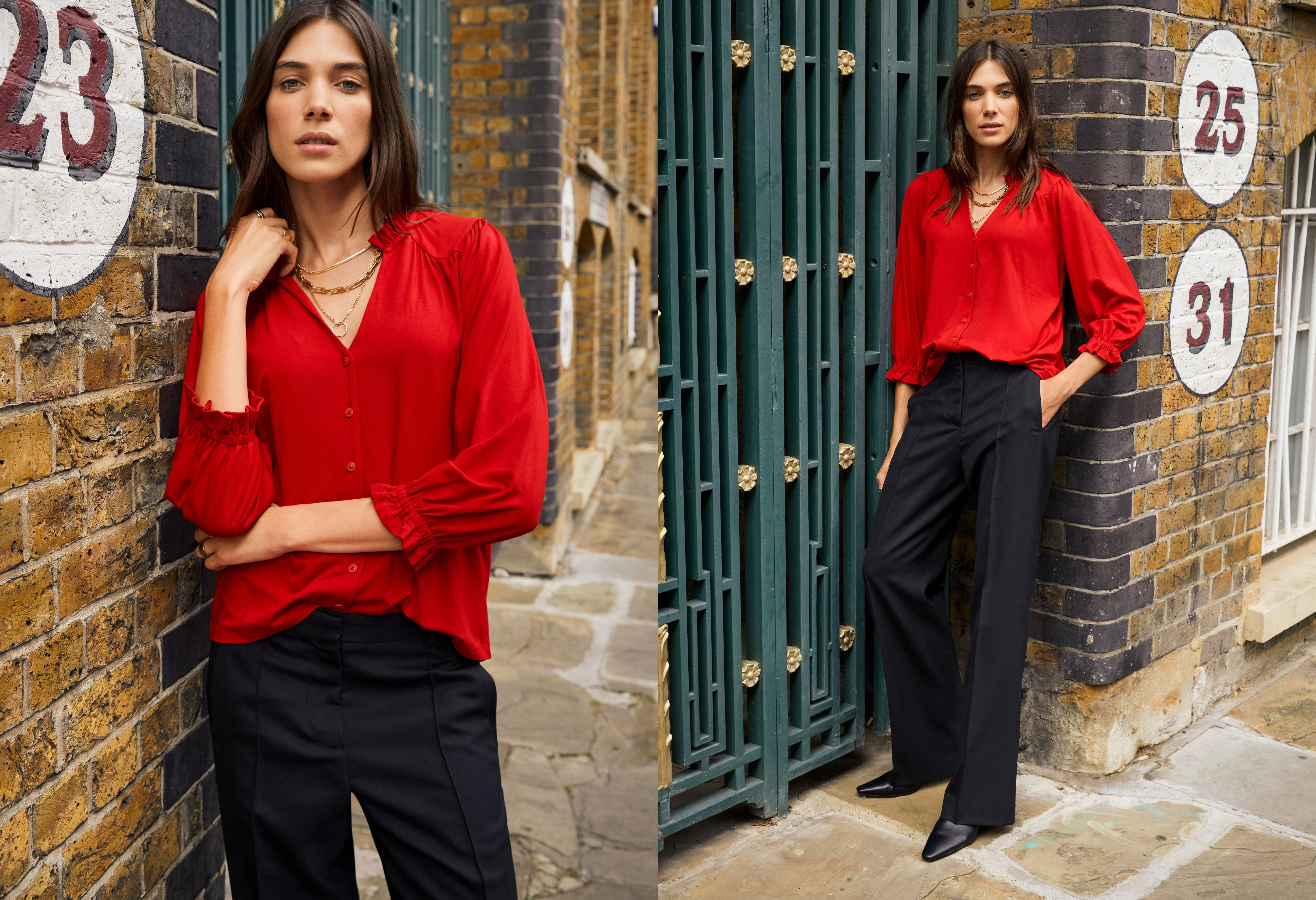 Annie Ruffle Collar Blouse 7 Annie Ruffle Collar Blouse