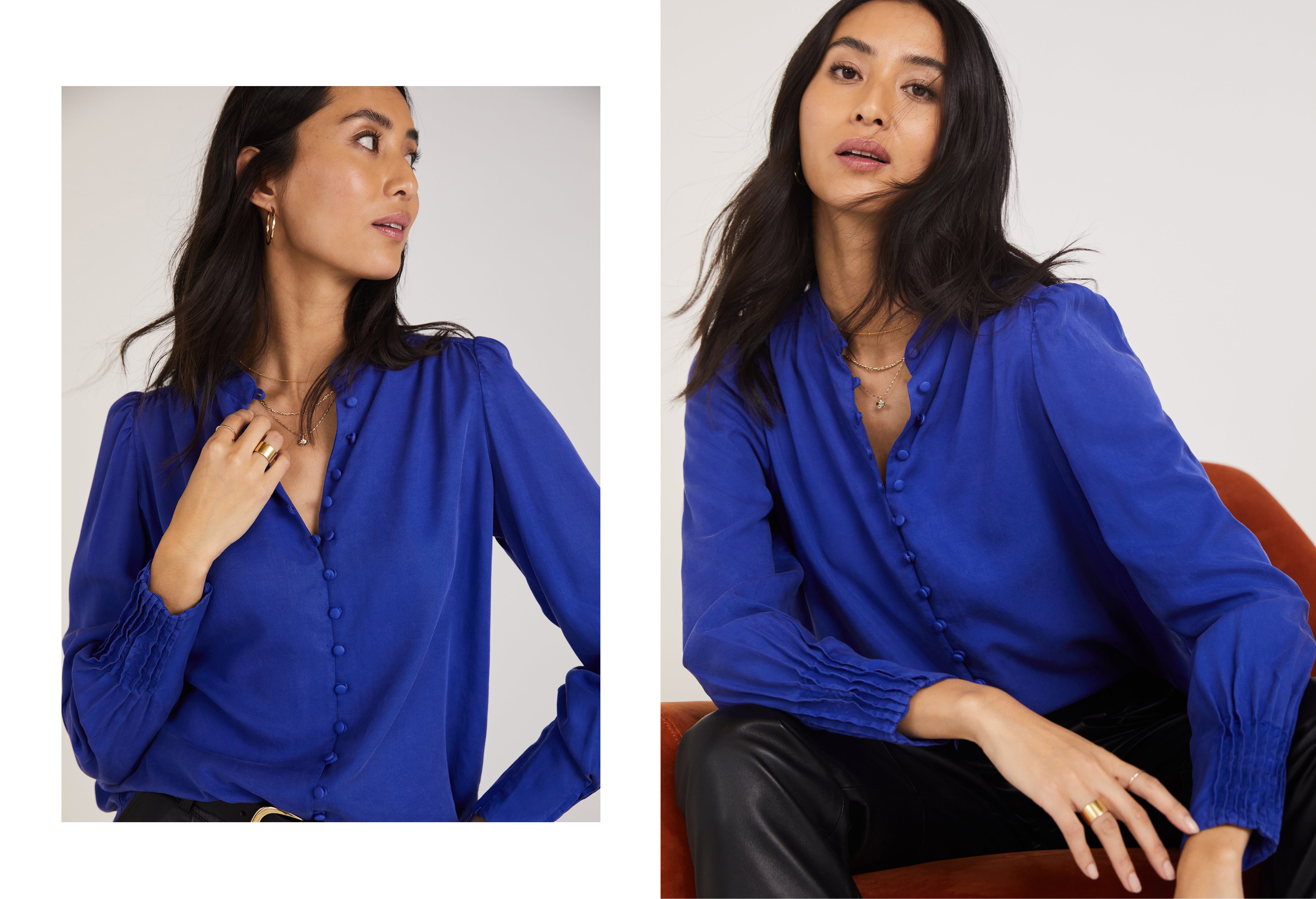 Annika Button Through Blouse 7 Annika Button Through Blouse