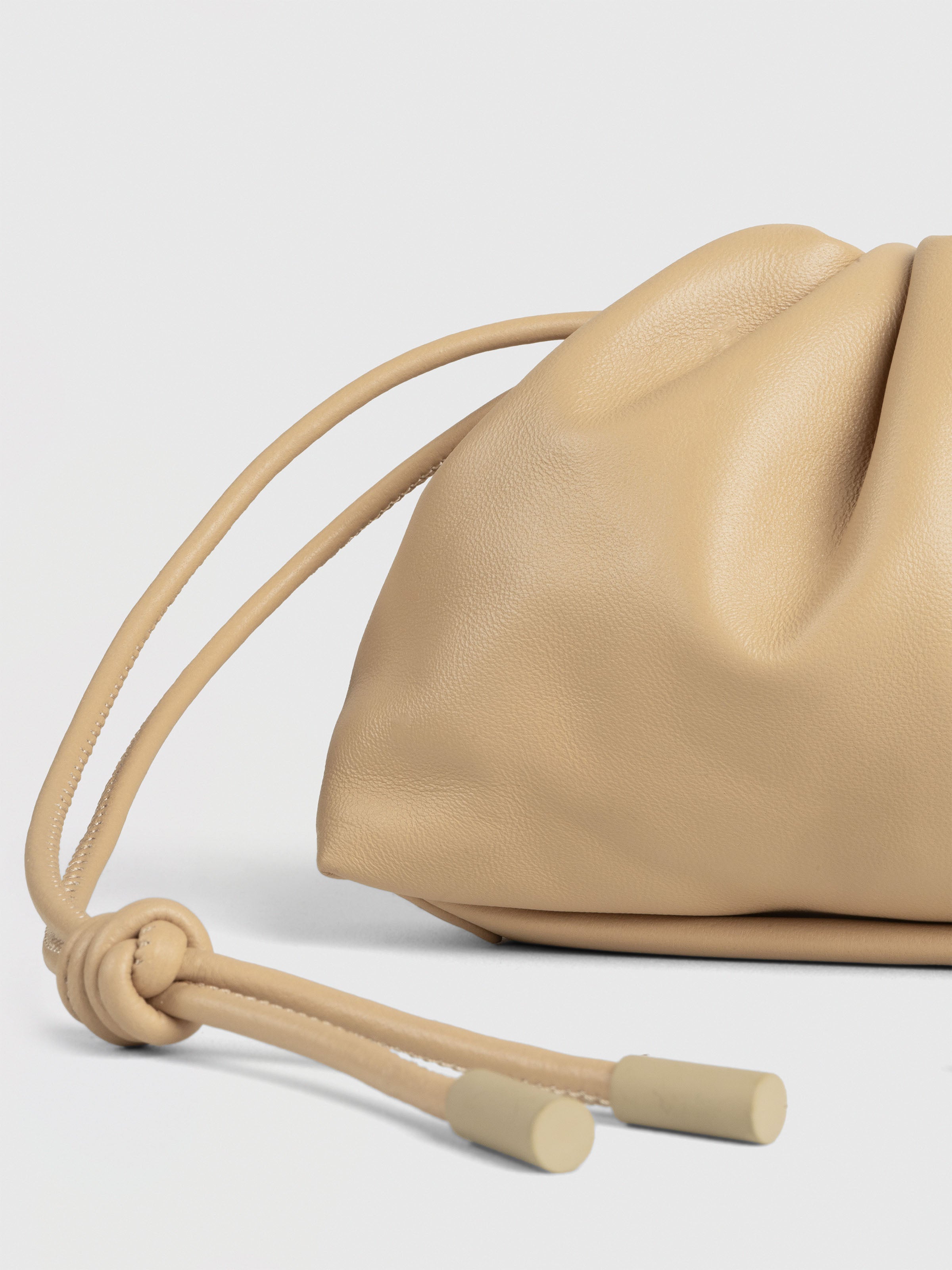 Mini Leather Pouf Bag 5 Mini Leather Pouf Bag