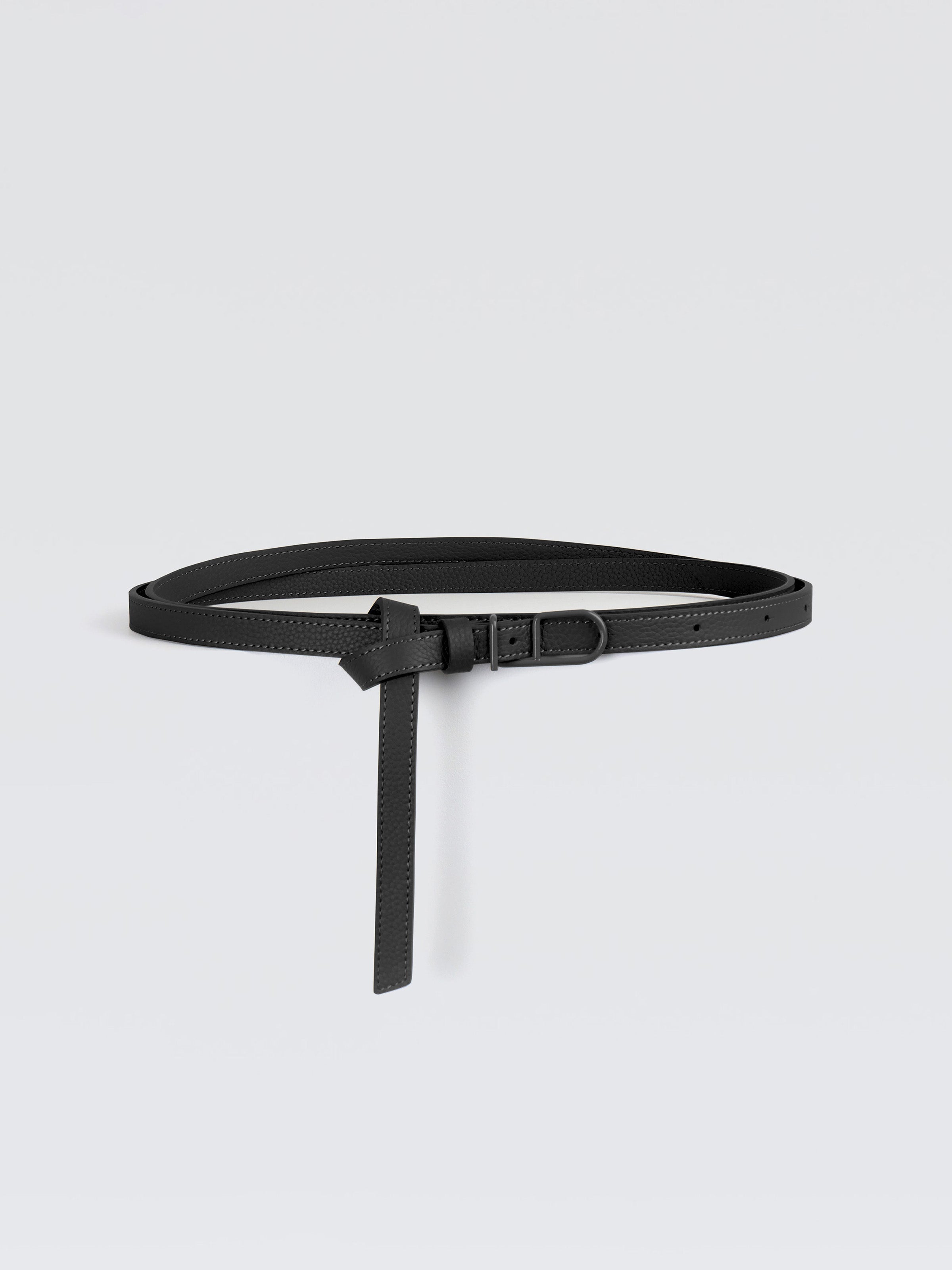 Steeler Slim Leather Belt