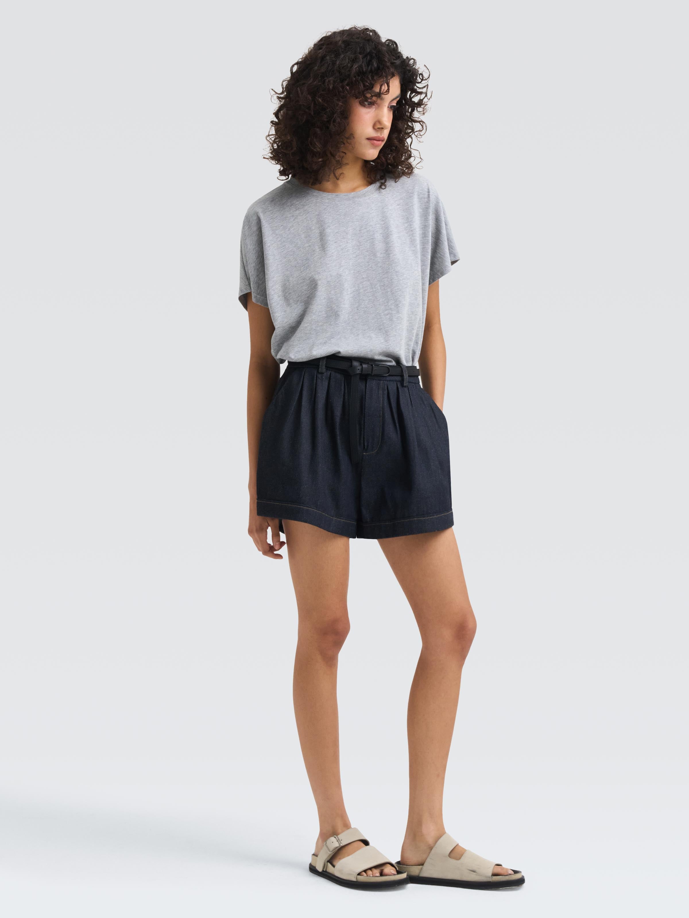Japanese Denim Sophie Shorts 2 Japanese Denim Sophie Shorts