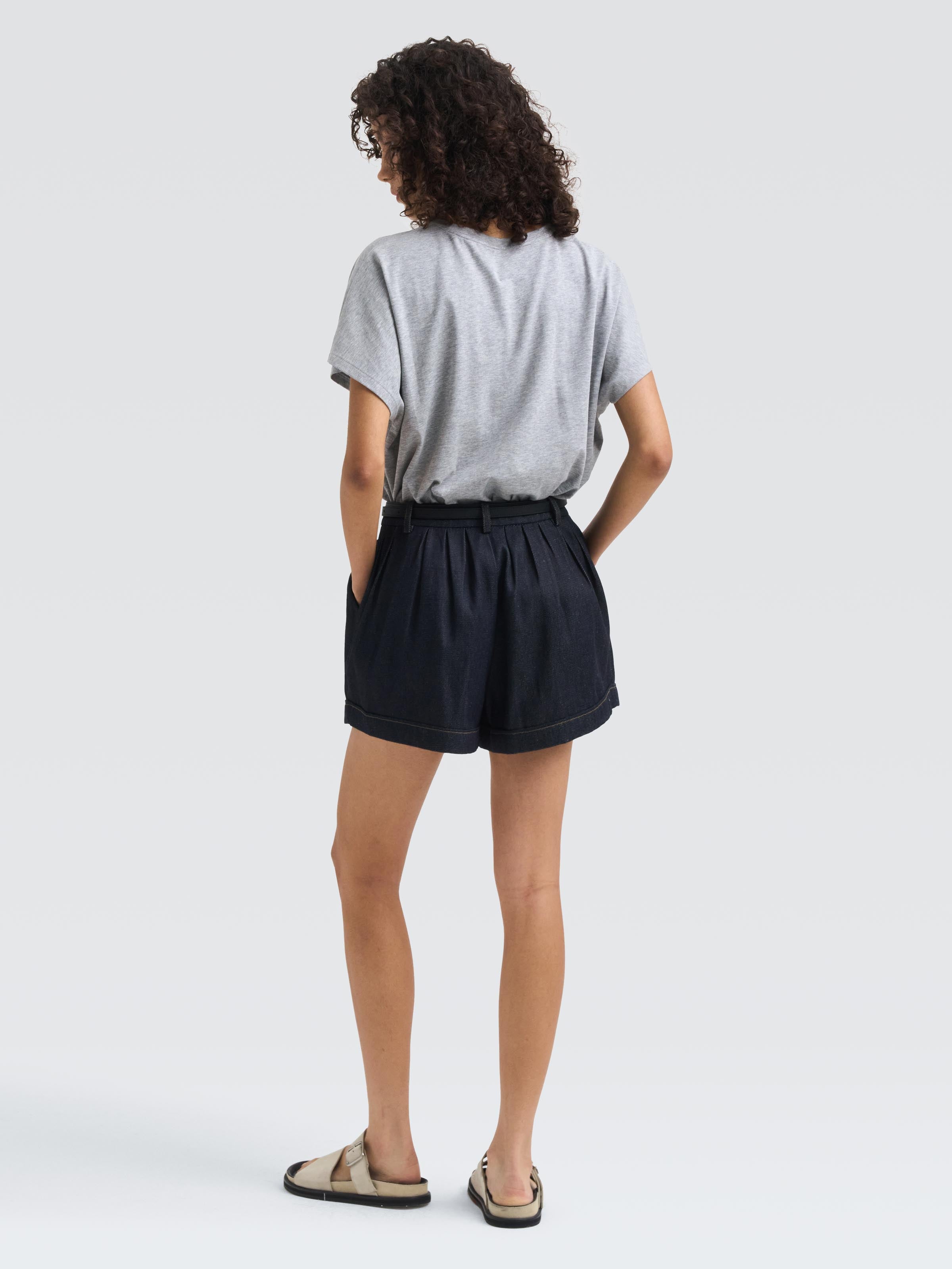Japanese Denim Sophie Shorts 4 Japanese Denim Sophie Shorts